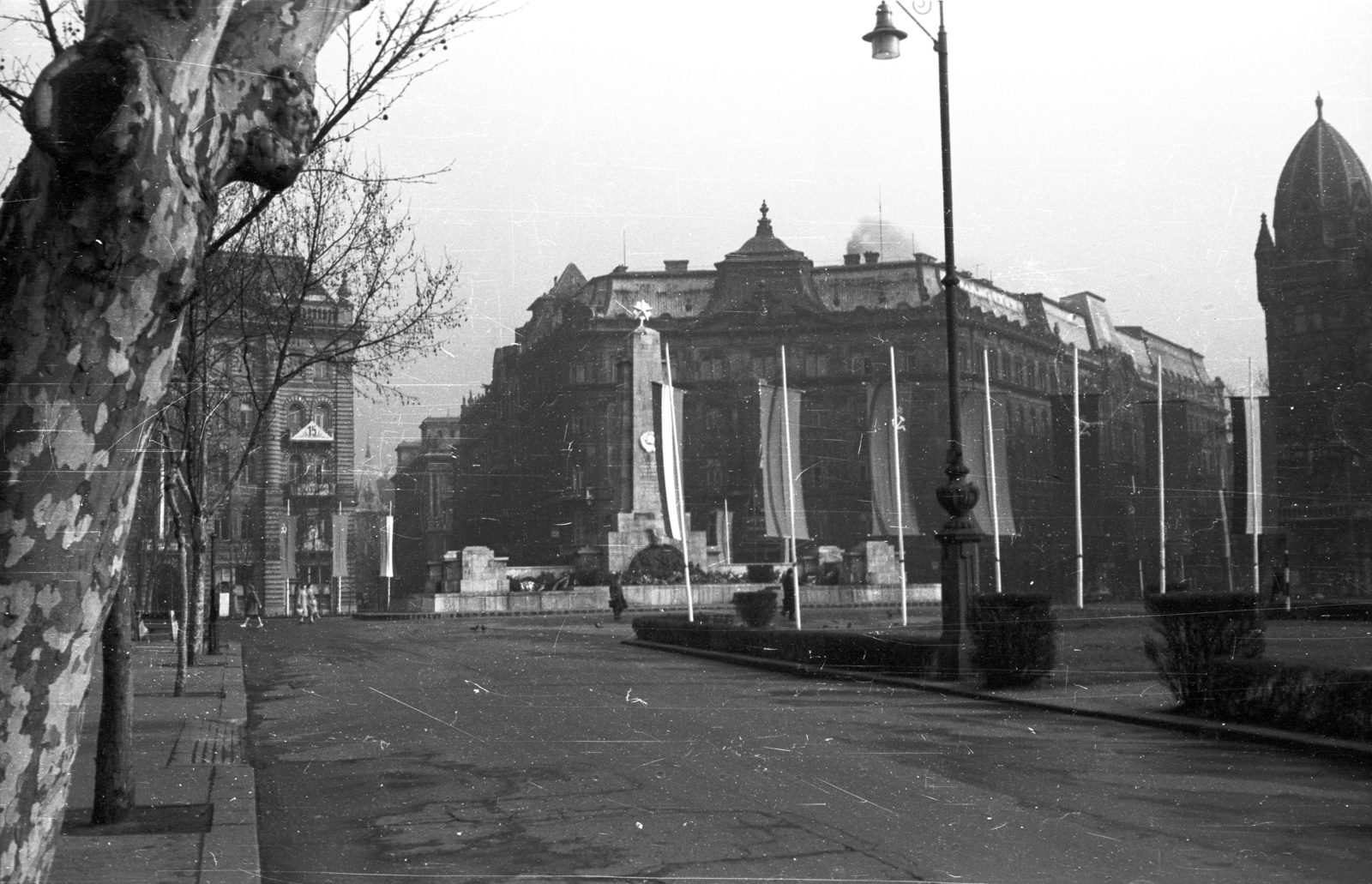 Hungary, Budapest V., Szabadság tér, szovjet hősi emlékmű., 1959, Nagy Gyula, Soviet memorial, Budapest, Fortepan #51241