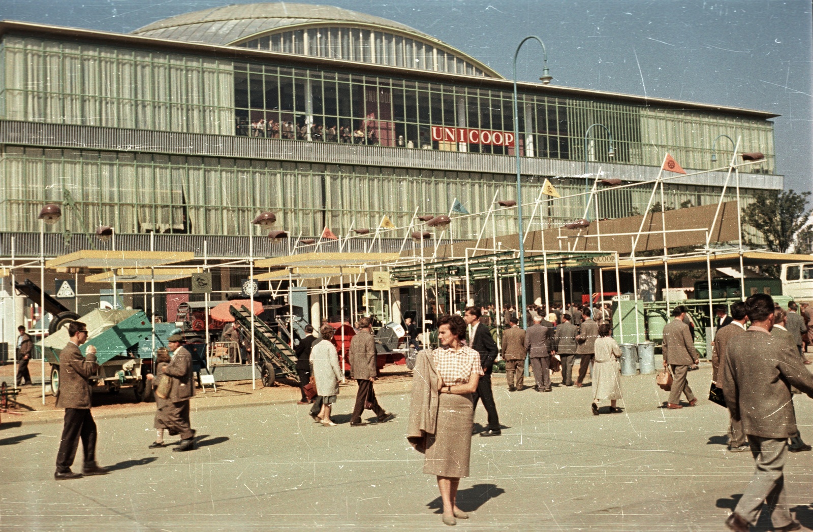 Czech Republik, Brno, Vásárváros, Brnói Nemzetközi Vásár., 1959, Nagy Gyula, Czechoslovakia, colorful, international fair, Fortepan #51279