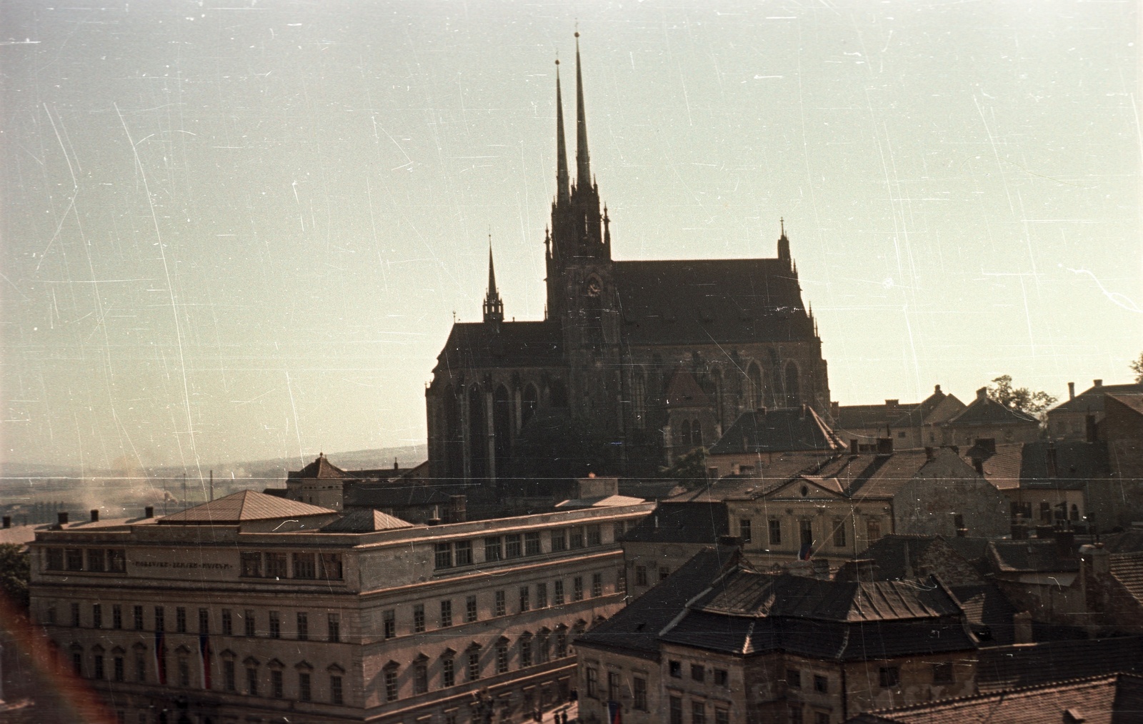 Czech Republik, Brno, Szent Péter és Pál székesegyház., 1959, Nagy Gyula, Czechoslovakia, church, colorful, picture, Fortepan #51283