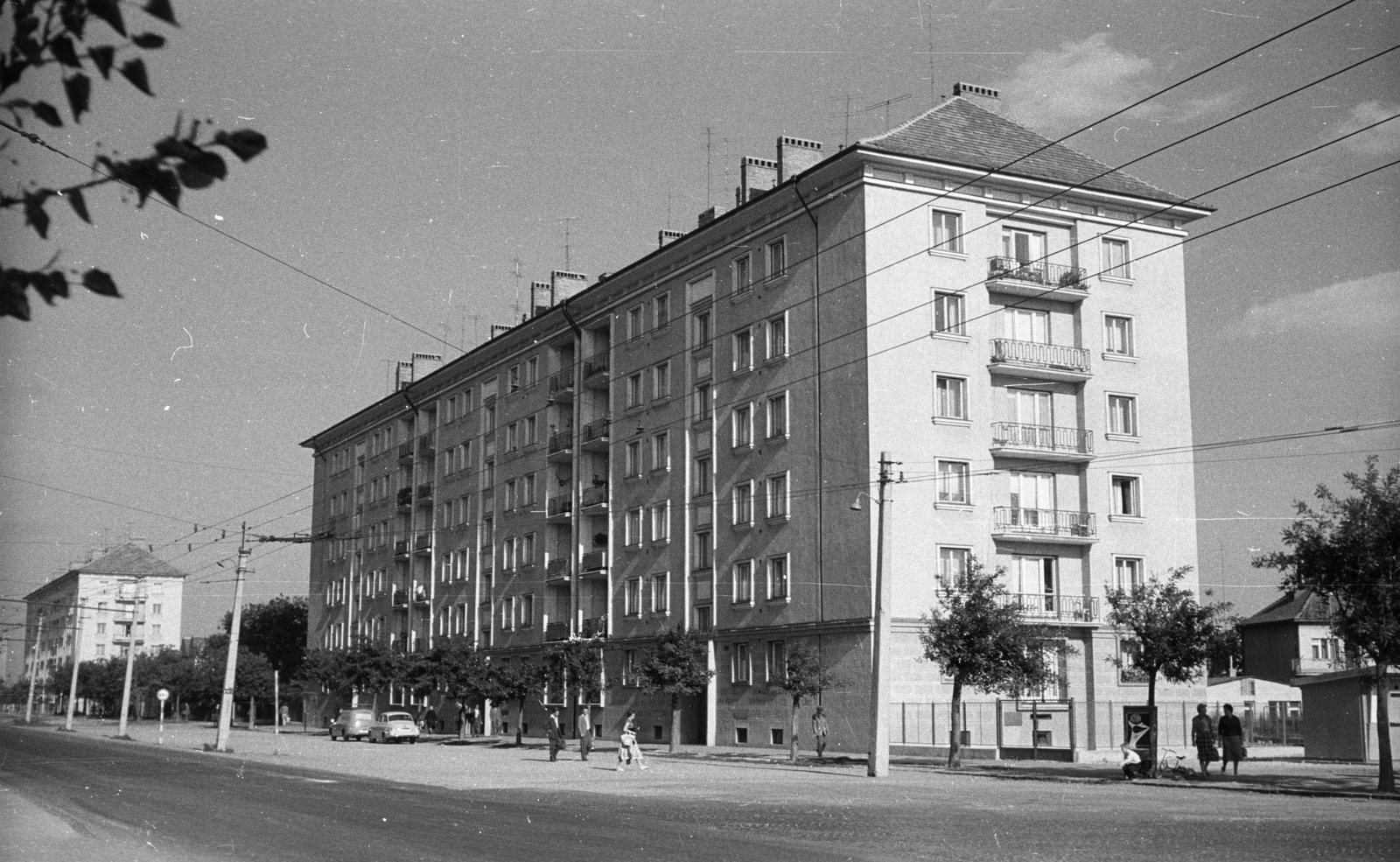 Slovakia, Bratislava, Kosická ulica., 1959, Nagy Gyula, Czechoslovakia, street view, Fortepan #51363