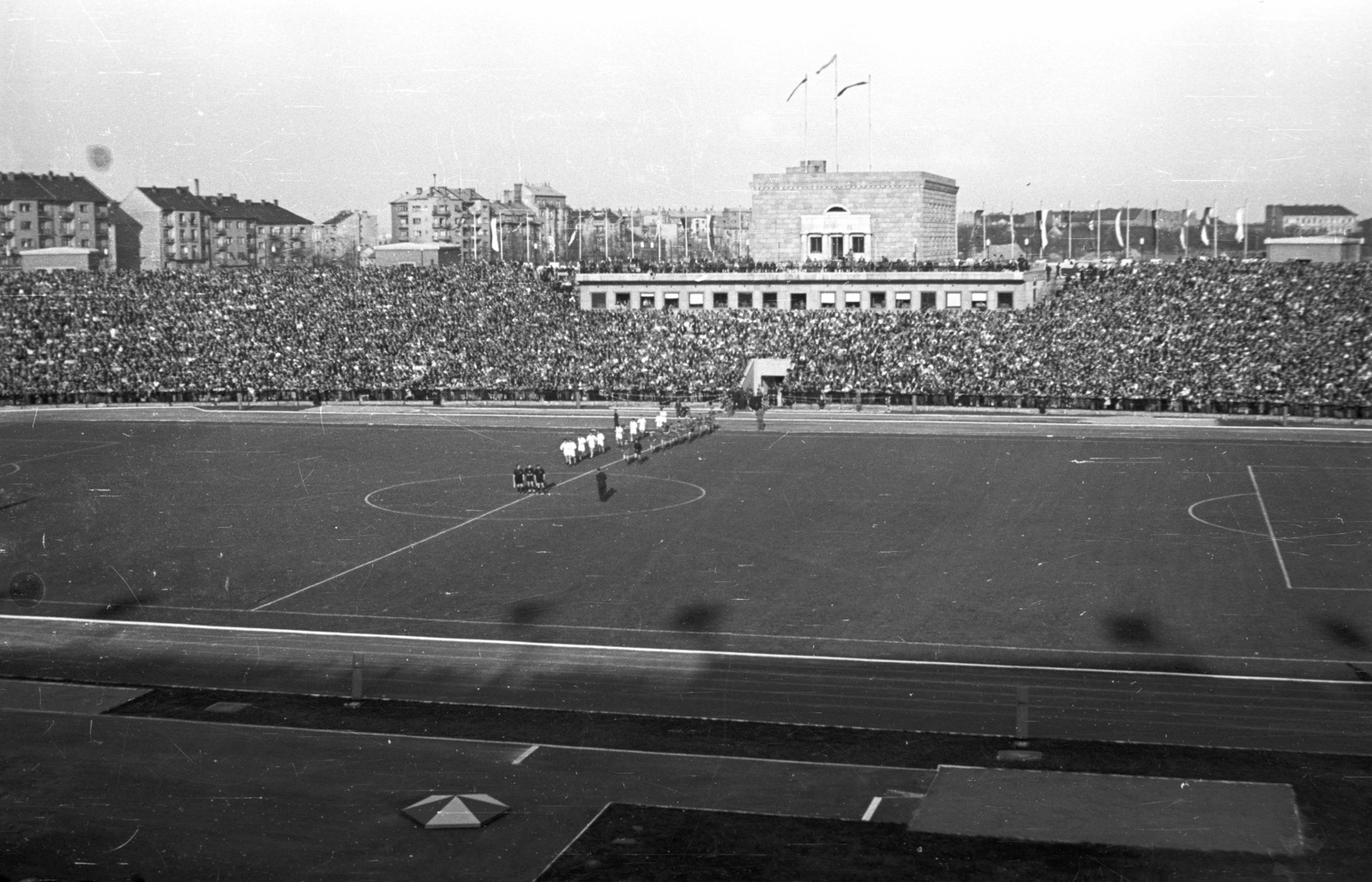 Hungary, Népstadion, Budapest XIV., 1953, Nagy Gyula, football, Budapest, Fortepan #51889