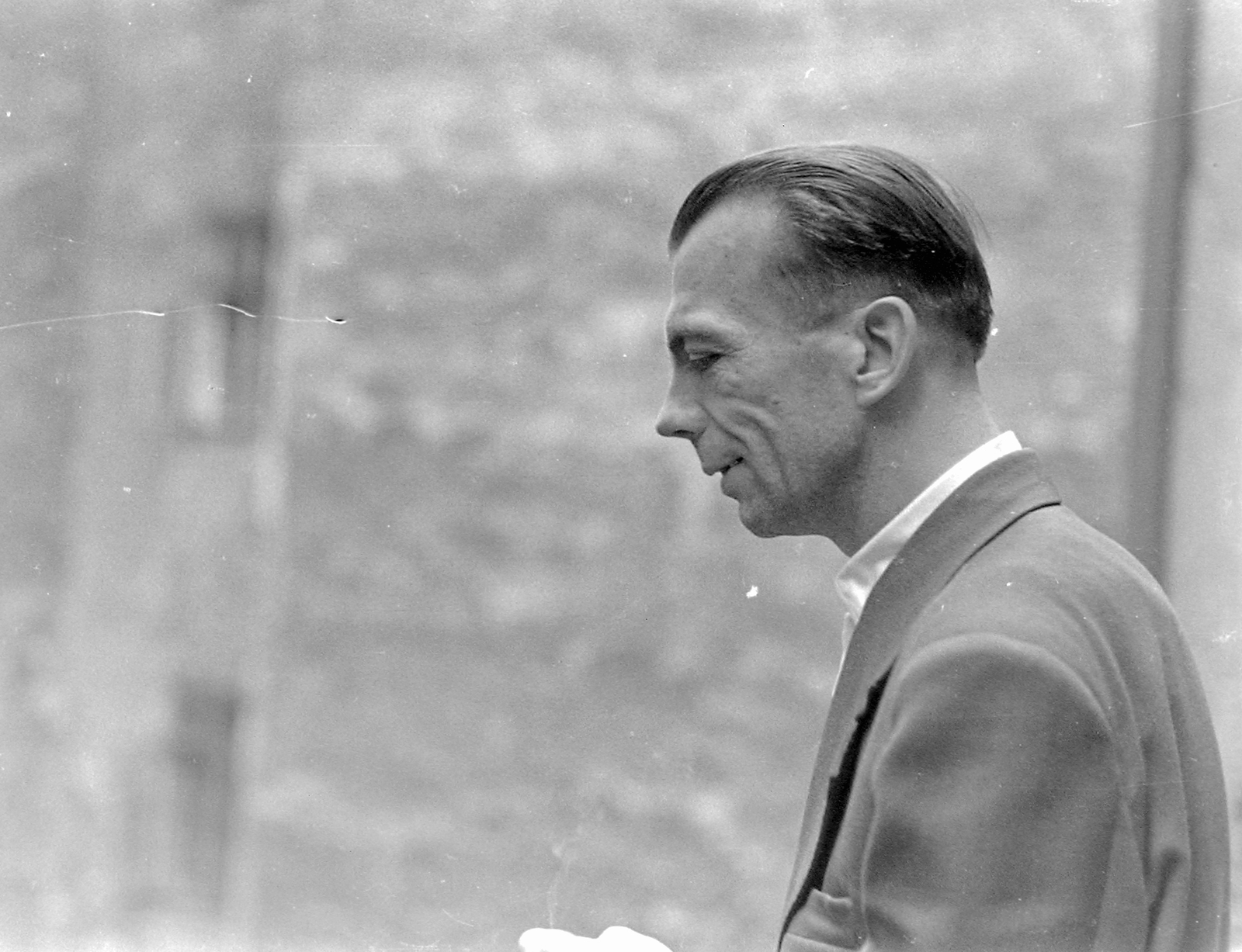 1957, Fortepan, portrait, man, face profile, Fortepan #5201