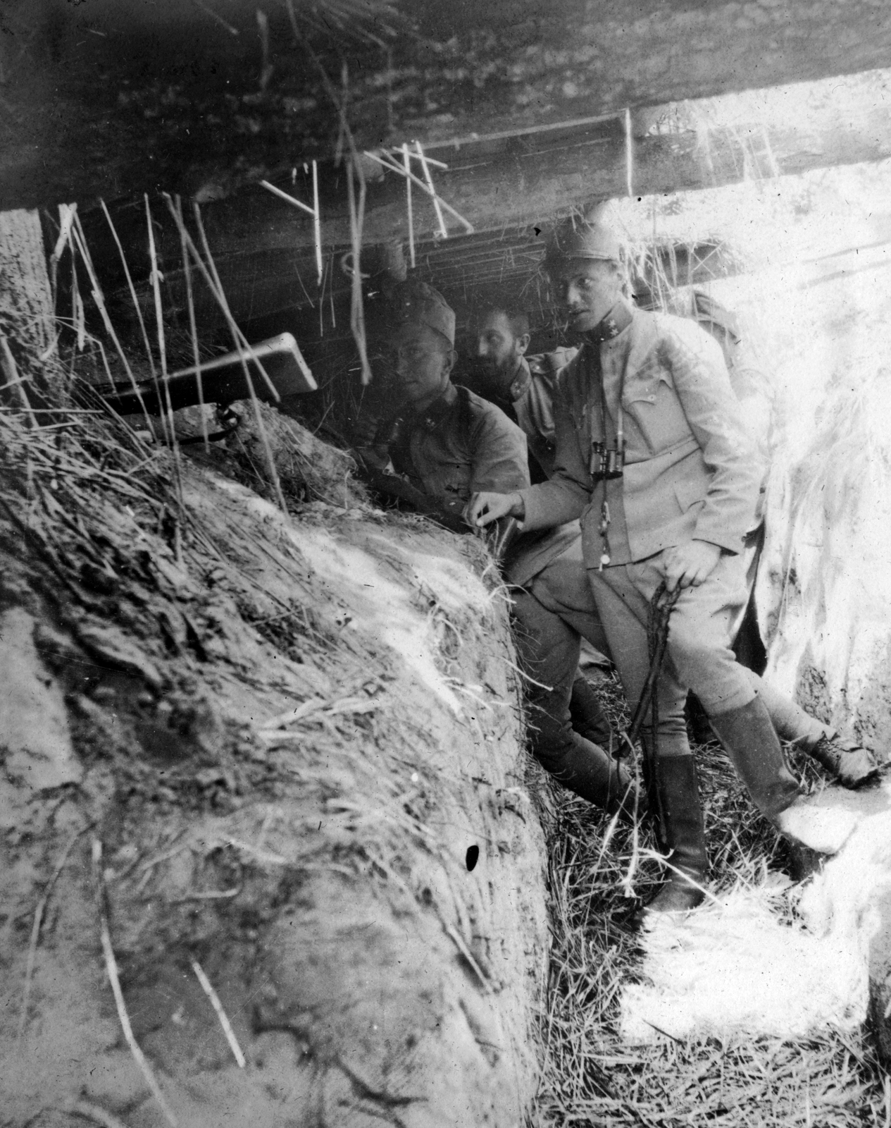 Ukraine, lövészárok az Bug folyó közelében., 1915, Komlós Péter, First World War, trench, Fortepan #52220