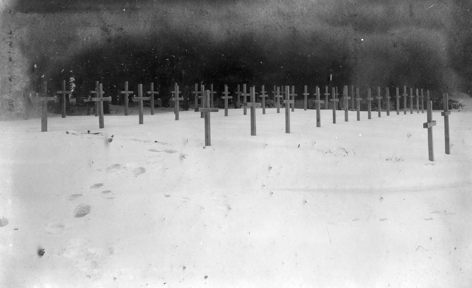 1916, Komlós Péter, temető, Fortepan #52277