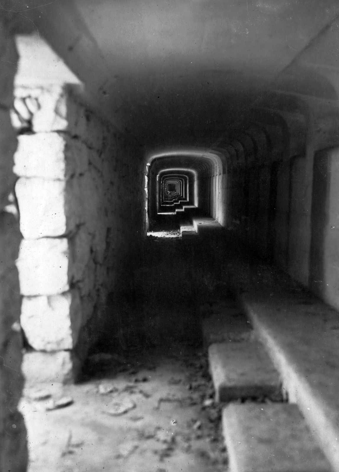 Italy, 1917, Komlós Péter, First World War, casemate, Fortepan #52322