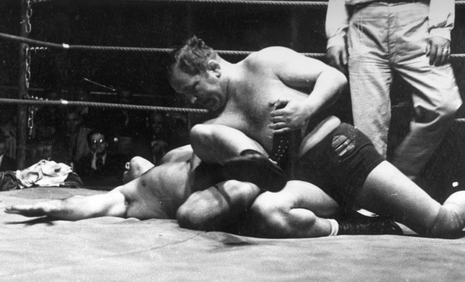 Hungary, Budapest XIV., Fővárosi Nagycirkusz (ekkor Fényes György üzemeltette), szabadstílusú birkózó (pankráció) világbajnokság., 1940, Fortepan, wrestling, Budapest, Fortepan #52501