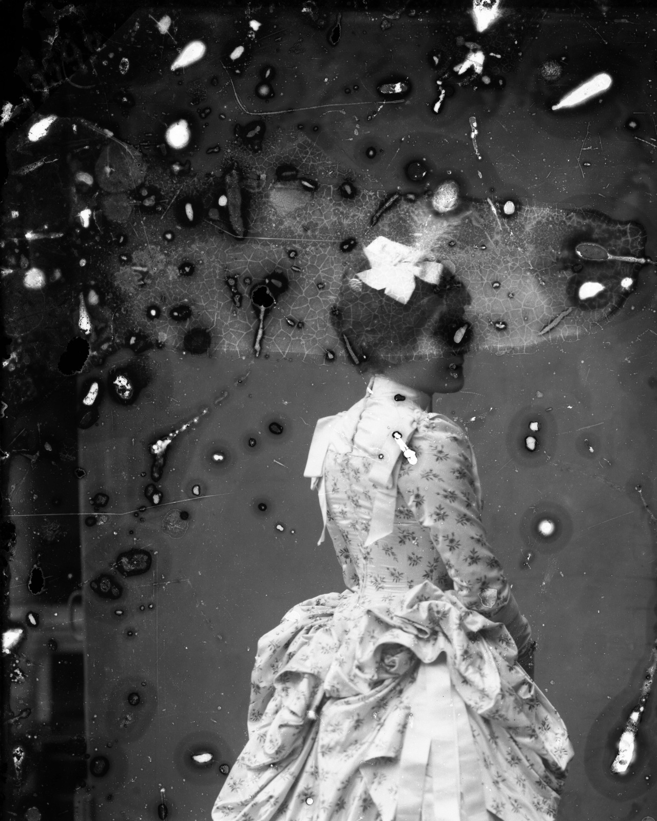 1900, Fortepan, portrait, damaged photo, looking back, Fortepan #52732
