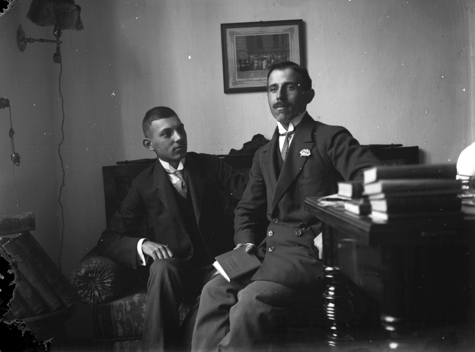 1900, Fortepan, double portrait, Fortepan #52844