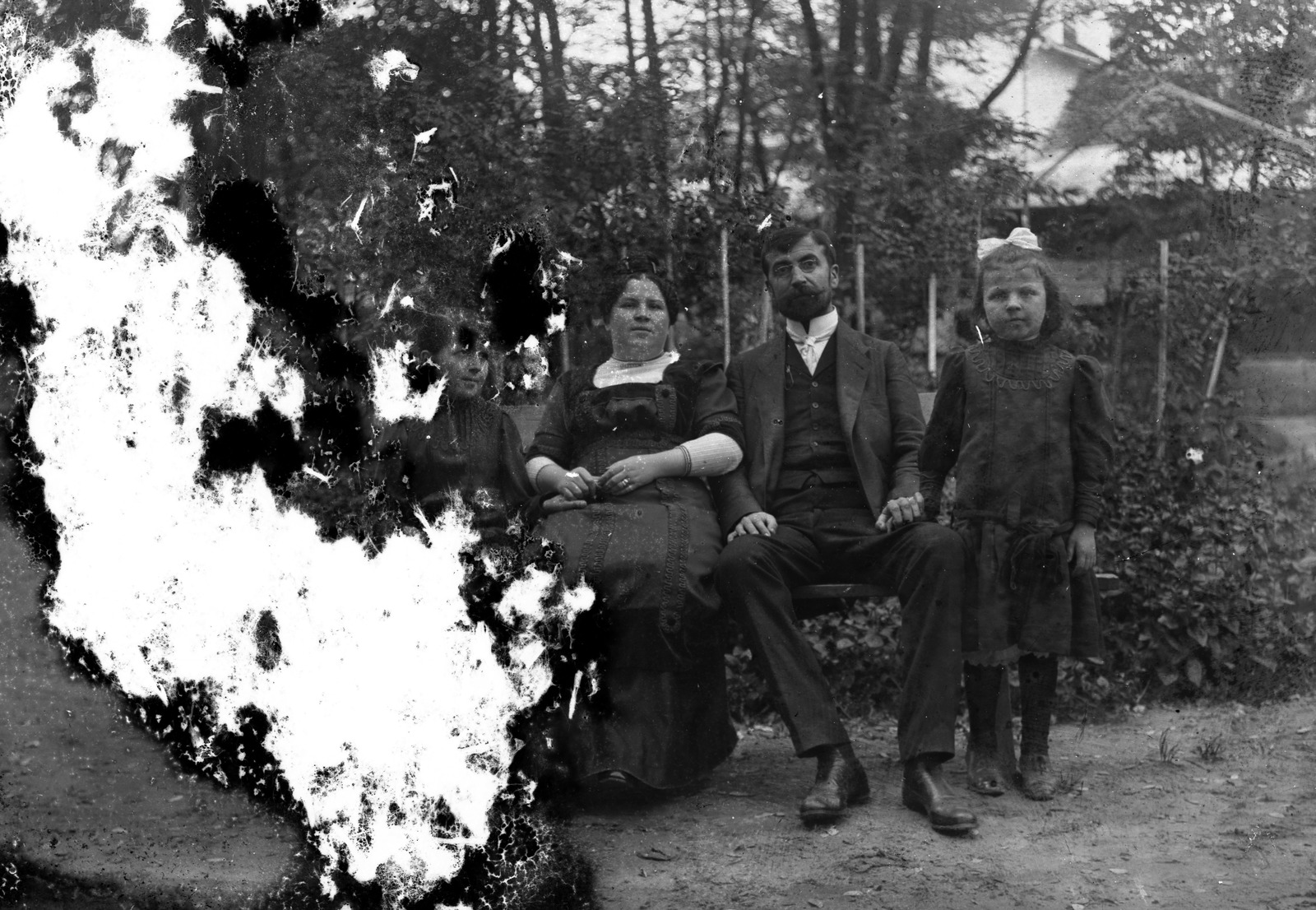 1900, Fortepan, damaged photo, family, Fortepan #52847