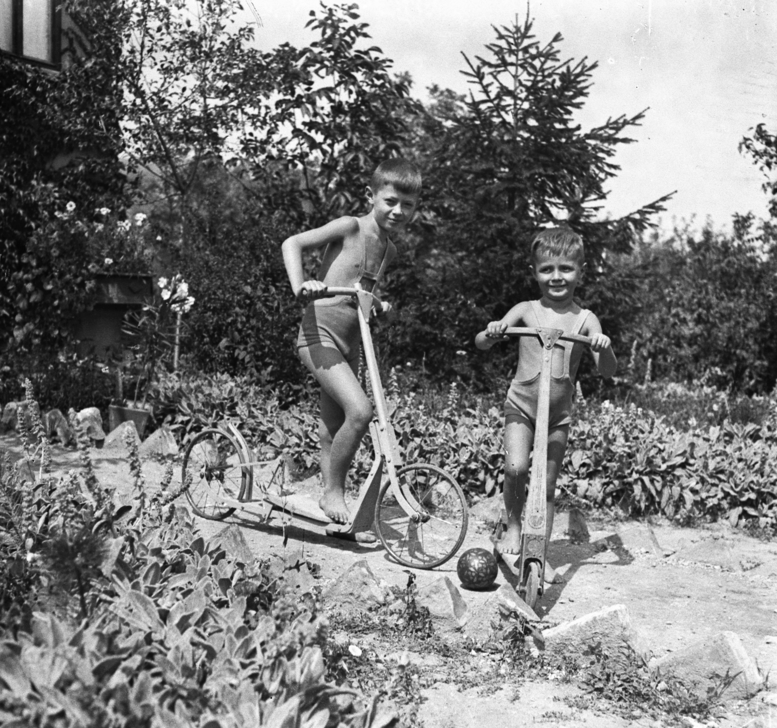1940, Fortepan, scooter, Fortepan #52854