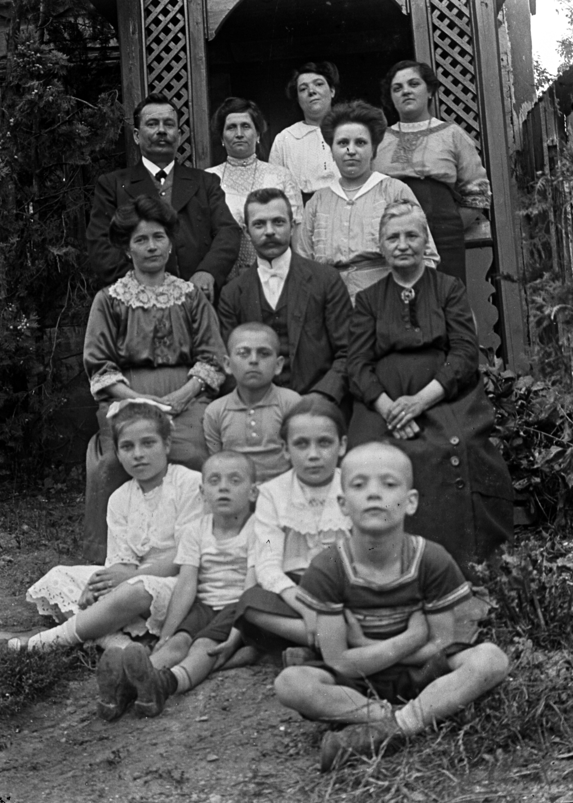 1905, Fortepan, family, tableau, Fortepan #52861