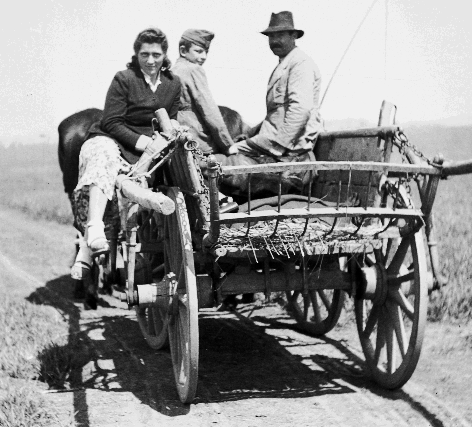 1935, Fortepan, szekér, utazás, Fortepan #52867