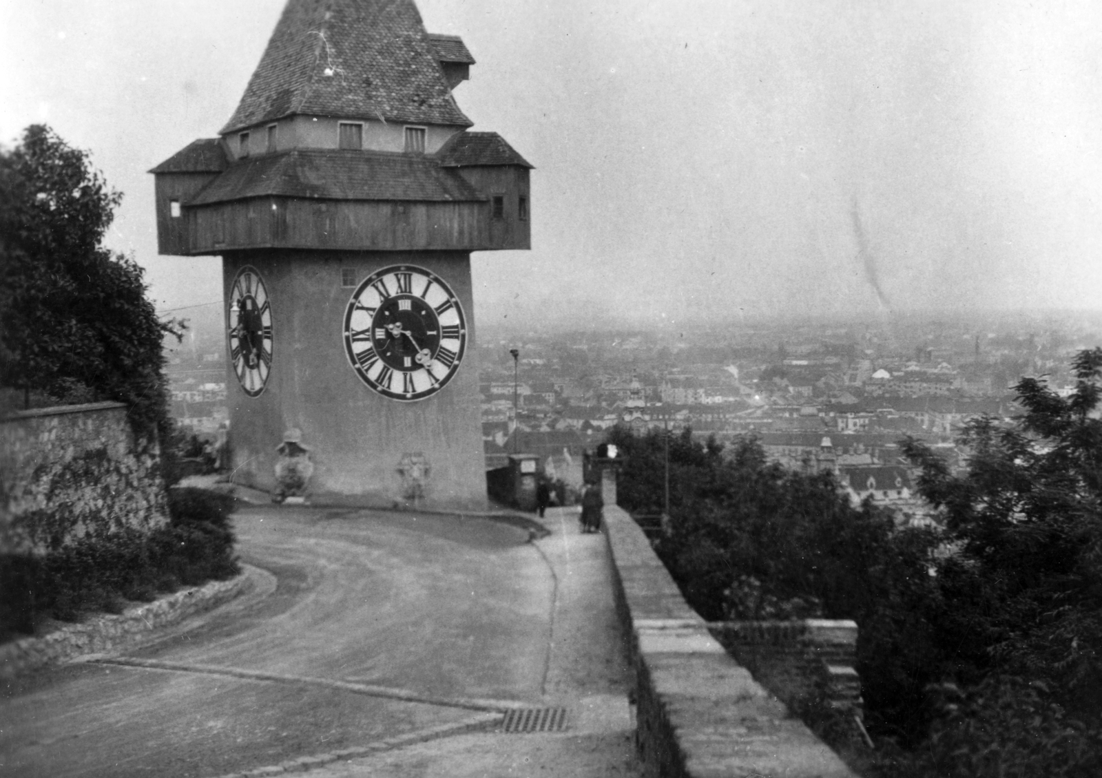 Ausztria, Graz, óratorony., 1930, Vargha Zsuzsa, őrtorony, óratorony, Fortepan #52942