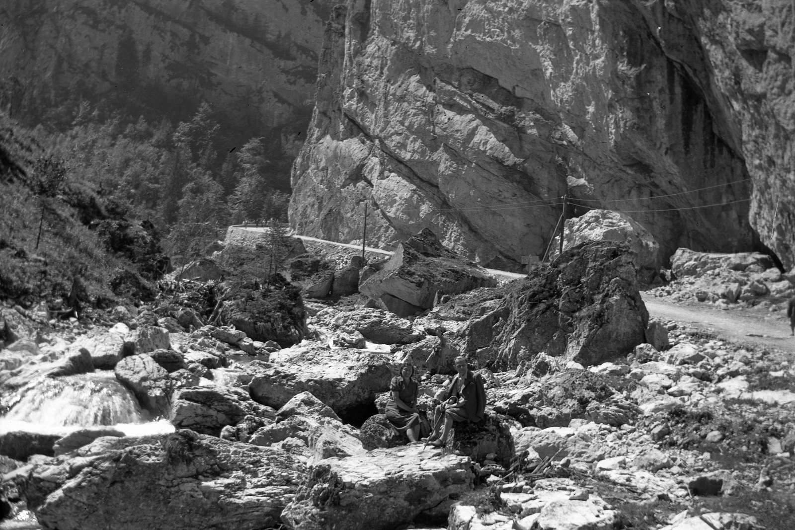 Romania,Transylvania, Bicaz Canyon, 1941, Romák Éva, Fortepan #53224