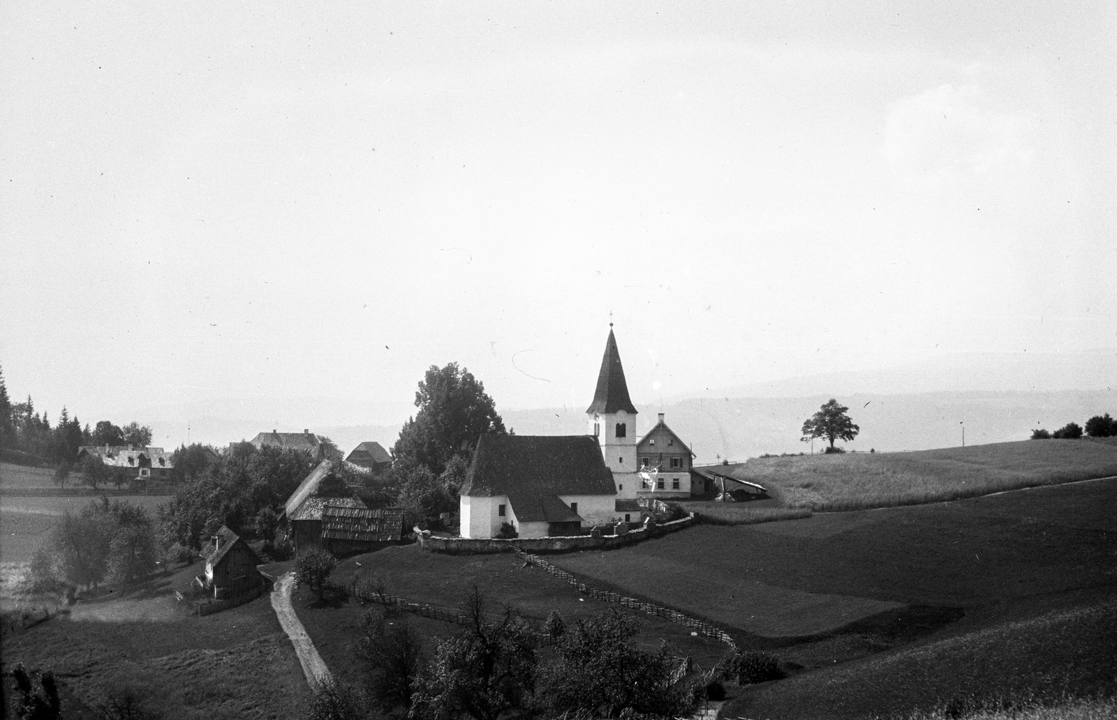 Austria, Trahütten, katolikus templom., 1933, Romák Éva, church, Catholic Church, Fortepan #53269