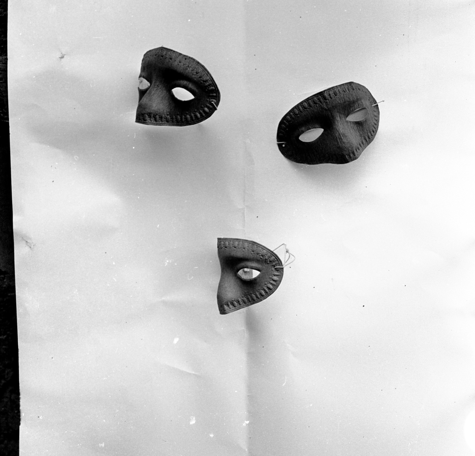 1959, Zsanda Zsolt, Vajszada Károly, mask, Fortepan #53744