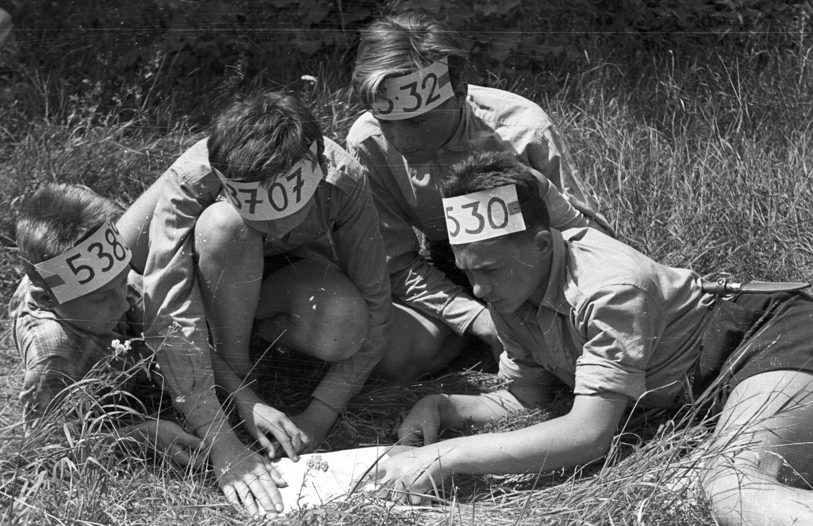 1958, Lencse Zoltán, toy, Capture the Flag, Fortepan #54561