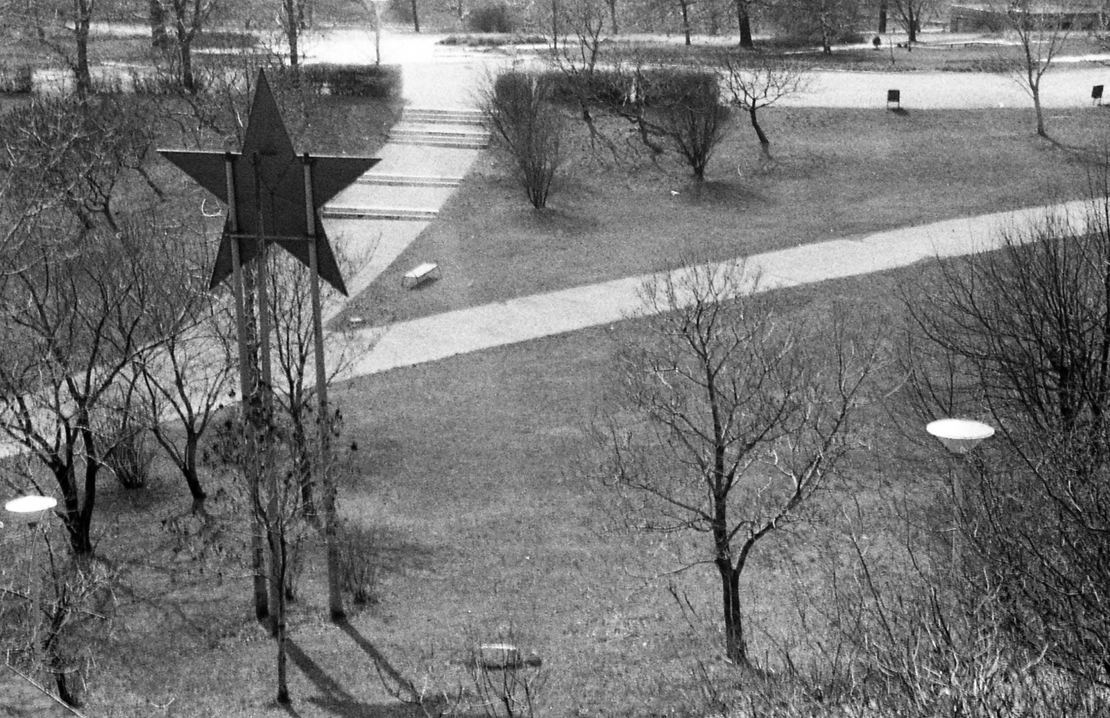 Hungary, Budapest XI., park a Citadella sétánynál., 1988, Vova, Red Star, Budapest, Fortepan #55006