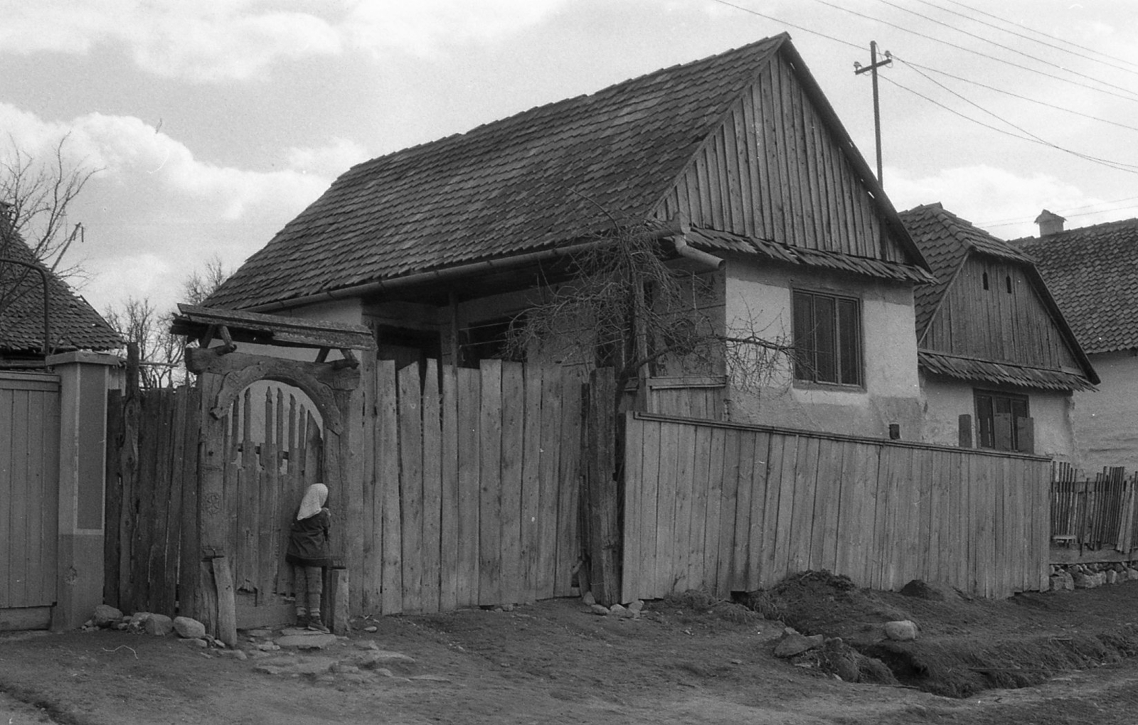 Románia,Erdély, 1988, Vova, népi építészet, Fortepan #55024