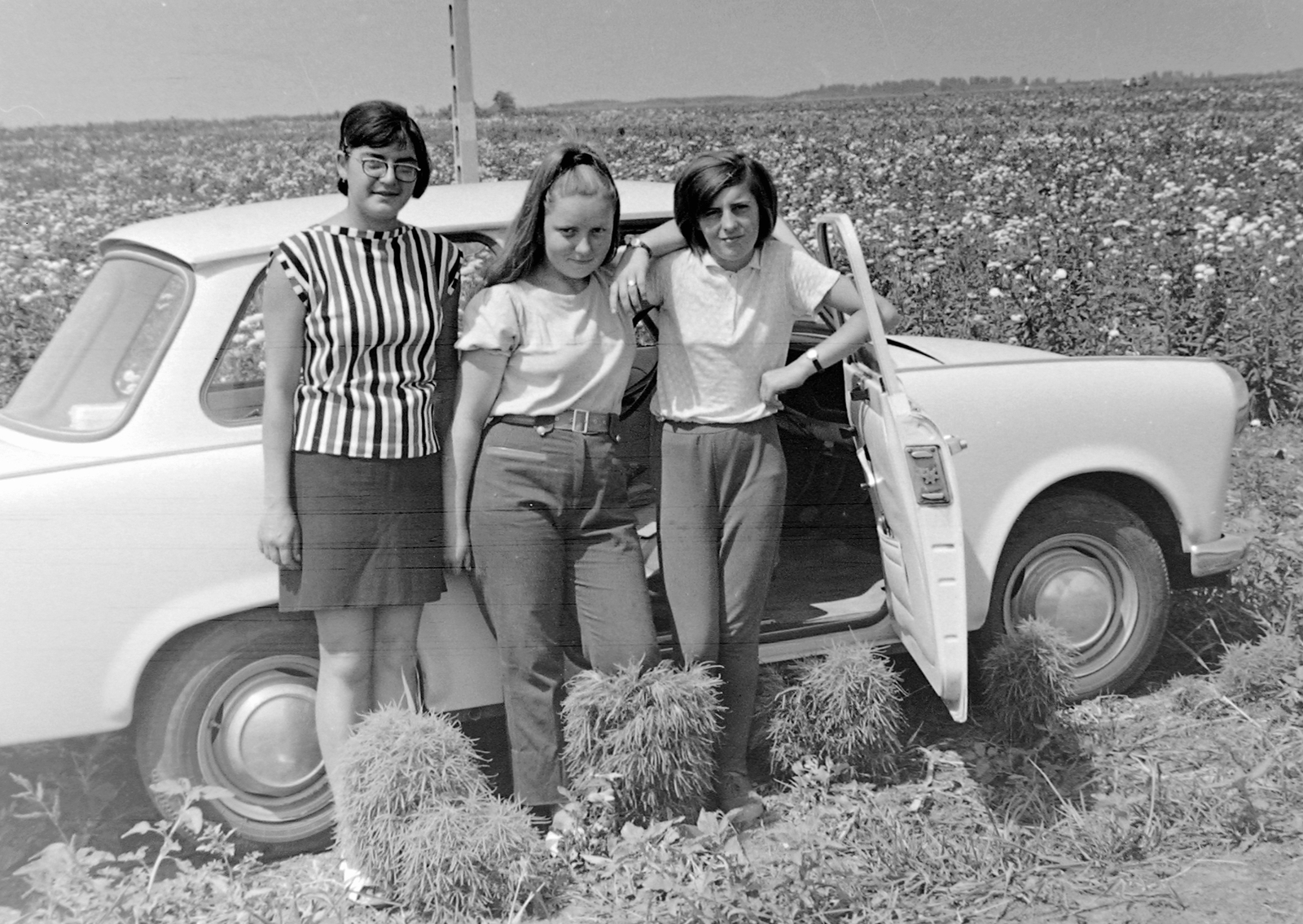 1970, Fortepan, German brand, Trabant-brand, tableau, women, automobile, girls'n'cars, Fortepan #5521