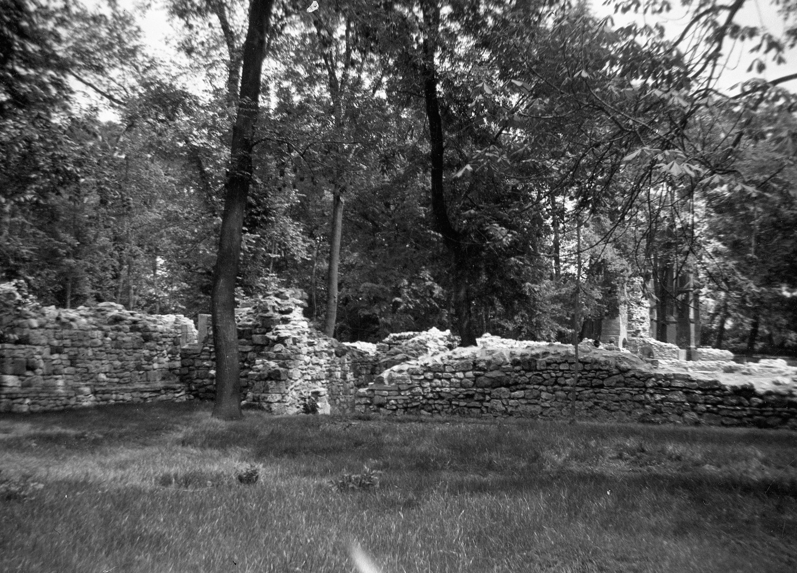 Hungary, Margit Islands, Budapest, kolostorrom., 1937, Magyar Bálint, religion, ruins, Fortepan #55449