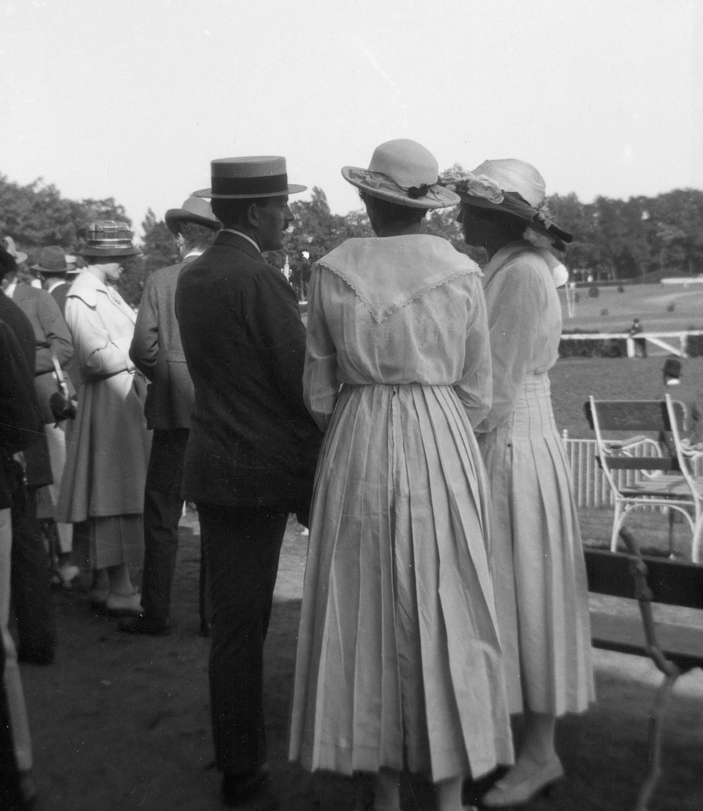 Hungary, Alag, Dunakeszi, lóversenypálya., 1917, Magyar Bálint, horse race, Fortepan #55459