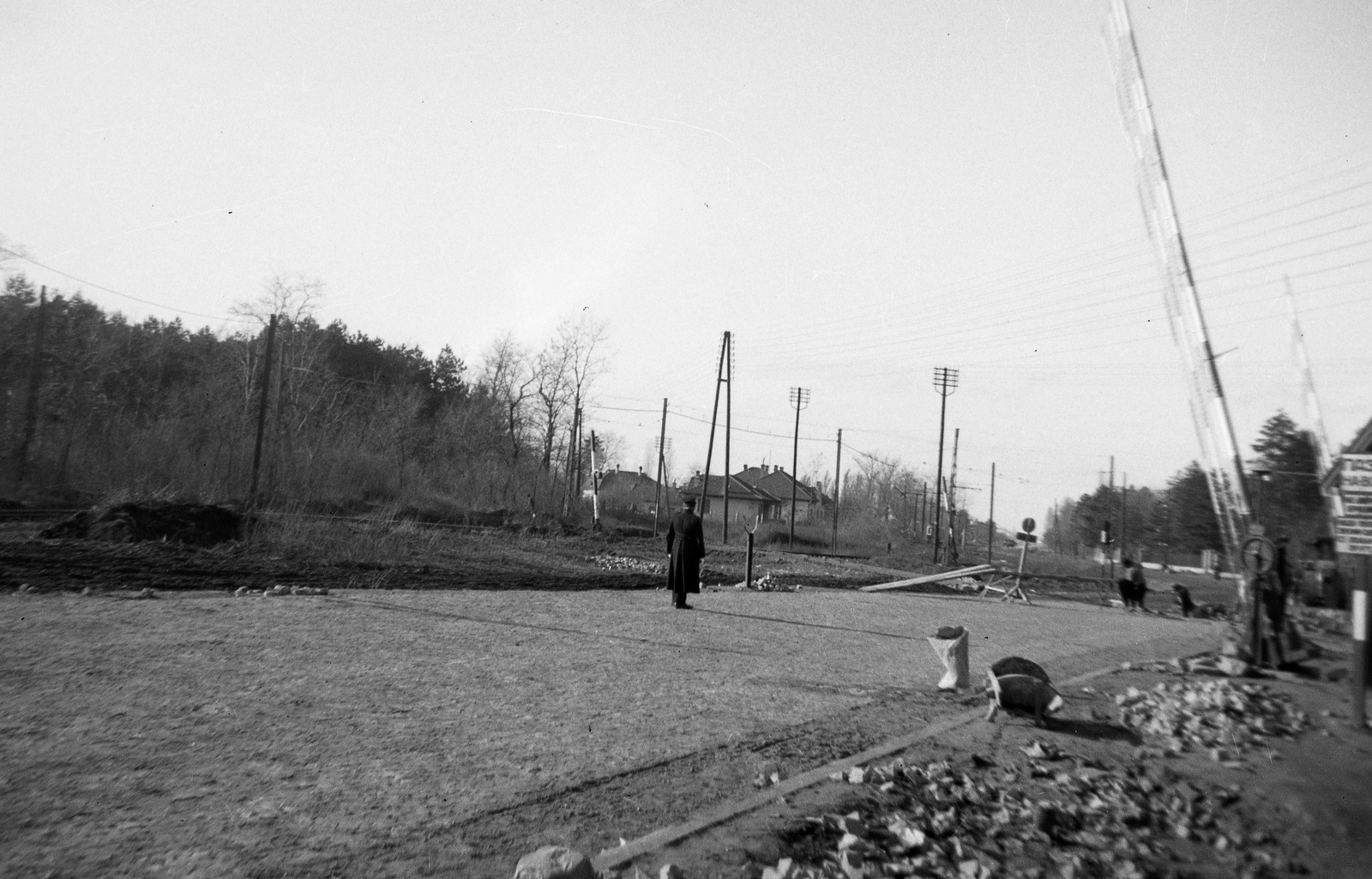 1935, Magyar Bálint, barrier, Fortepan #55512