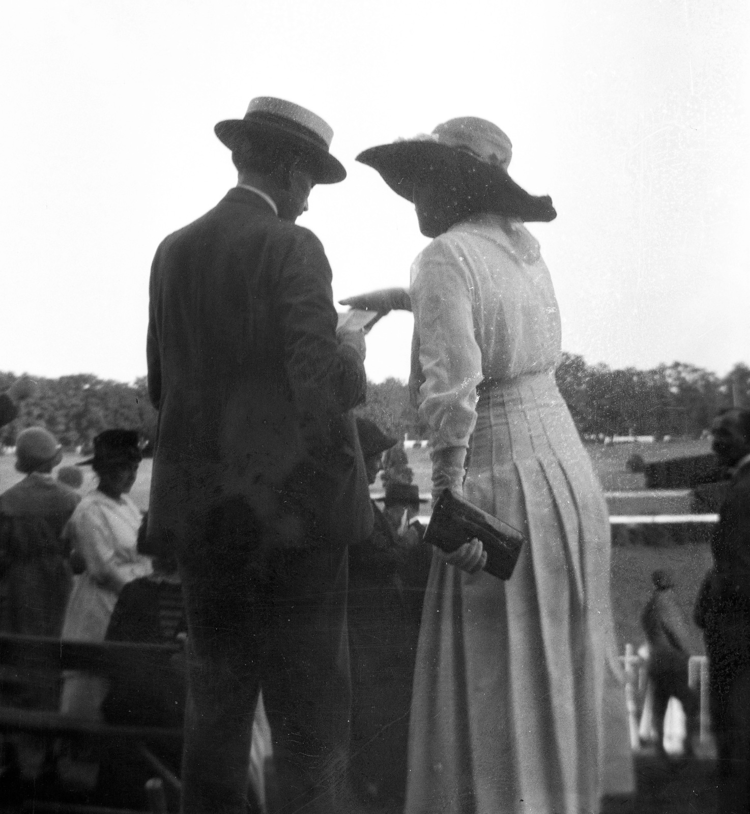 Hungary, Alag, Dunakeszi, lóversenypálya., 1917, Magyar Bálint, horse race, Fortepan #55517