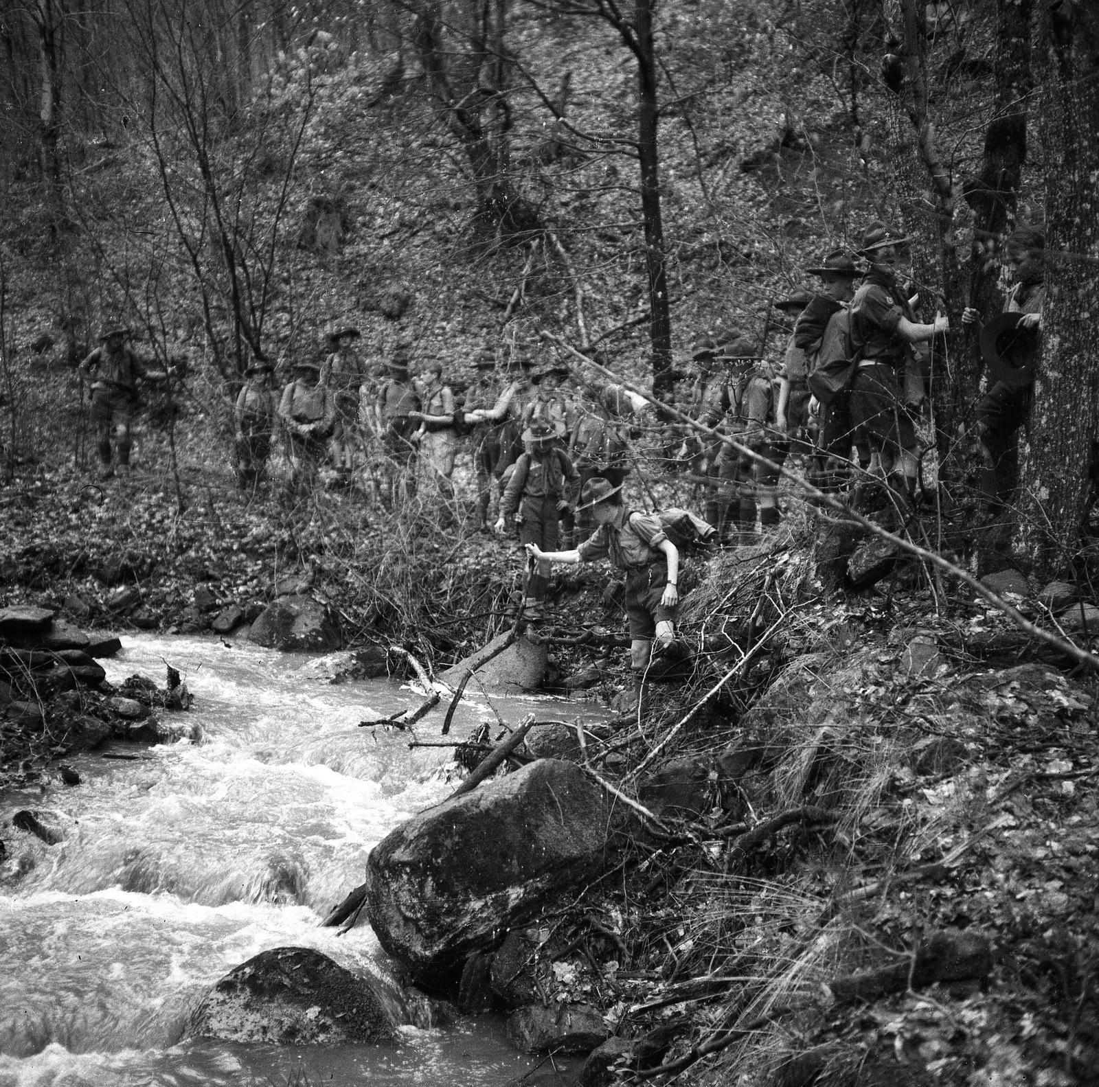 1937, Magyar Bálint, excursion, scouting, Fortepan #55562