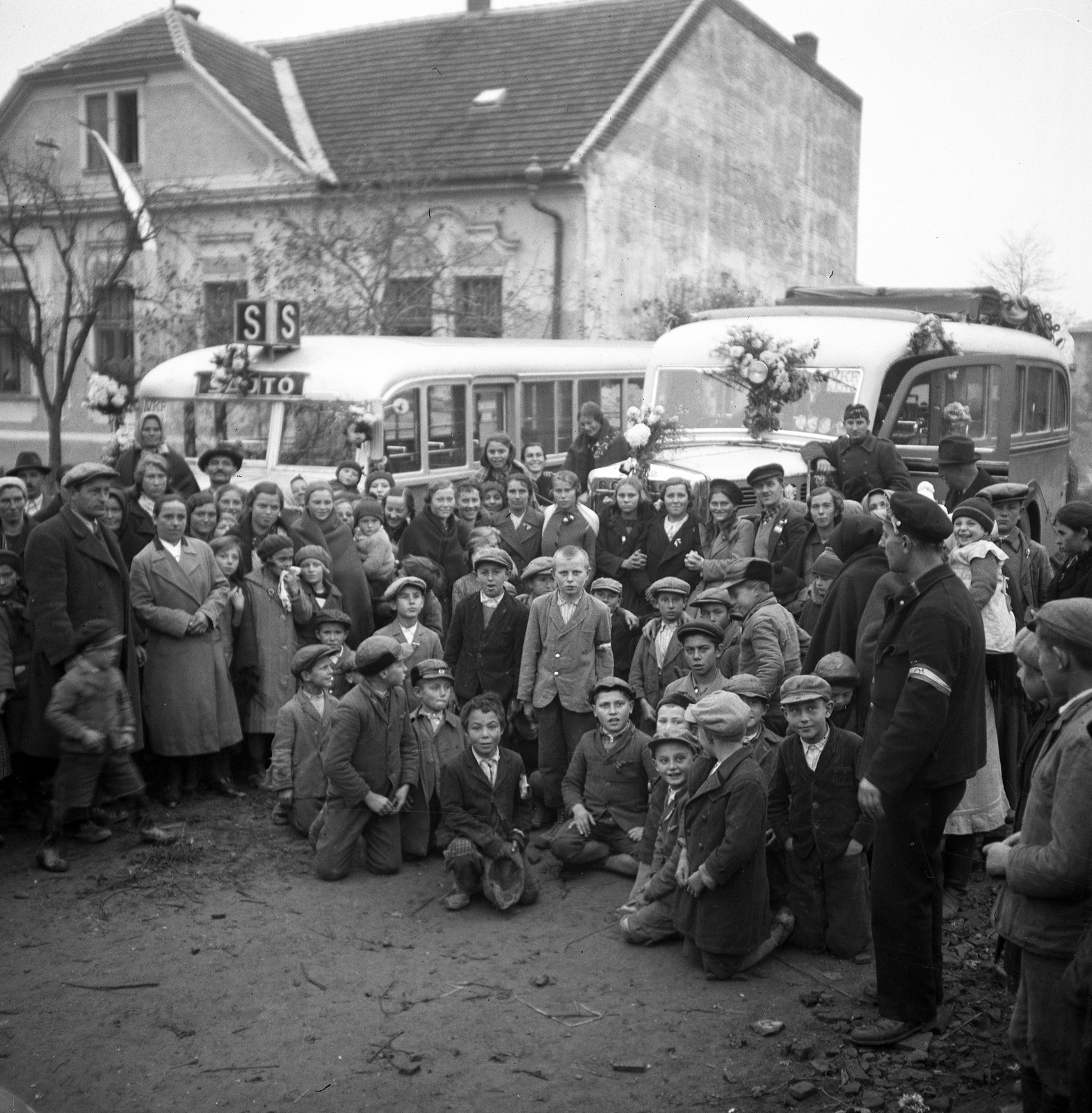 1938, Magyar Bálint, bus, tableau, Fortepan #55827