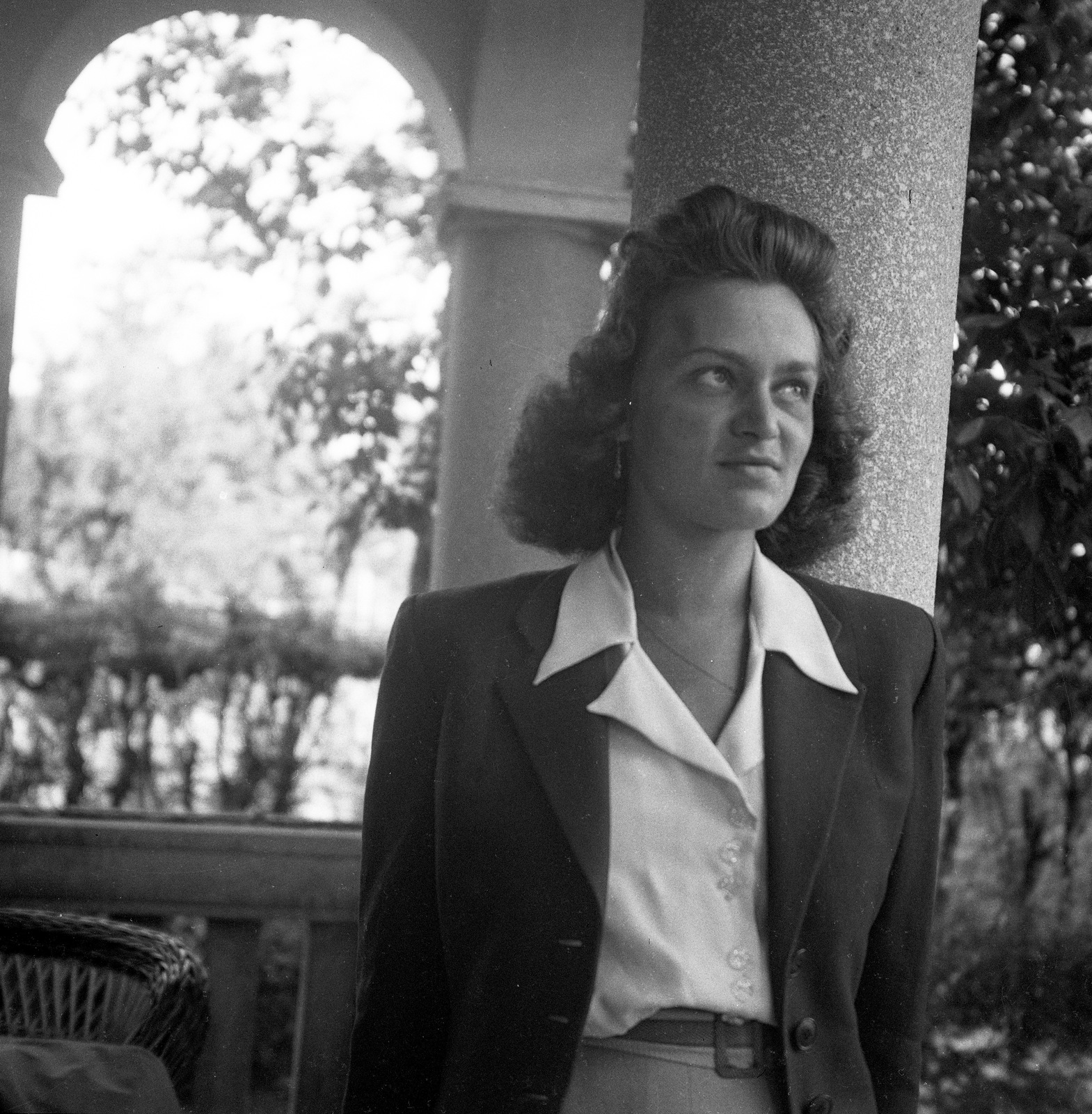 1940, Magyar Bálint, portrait, lady, Fortepan #55872