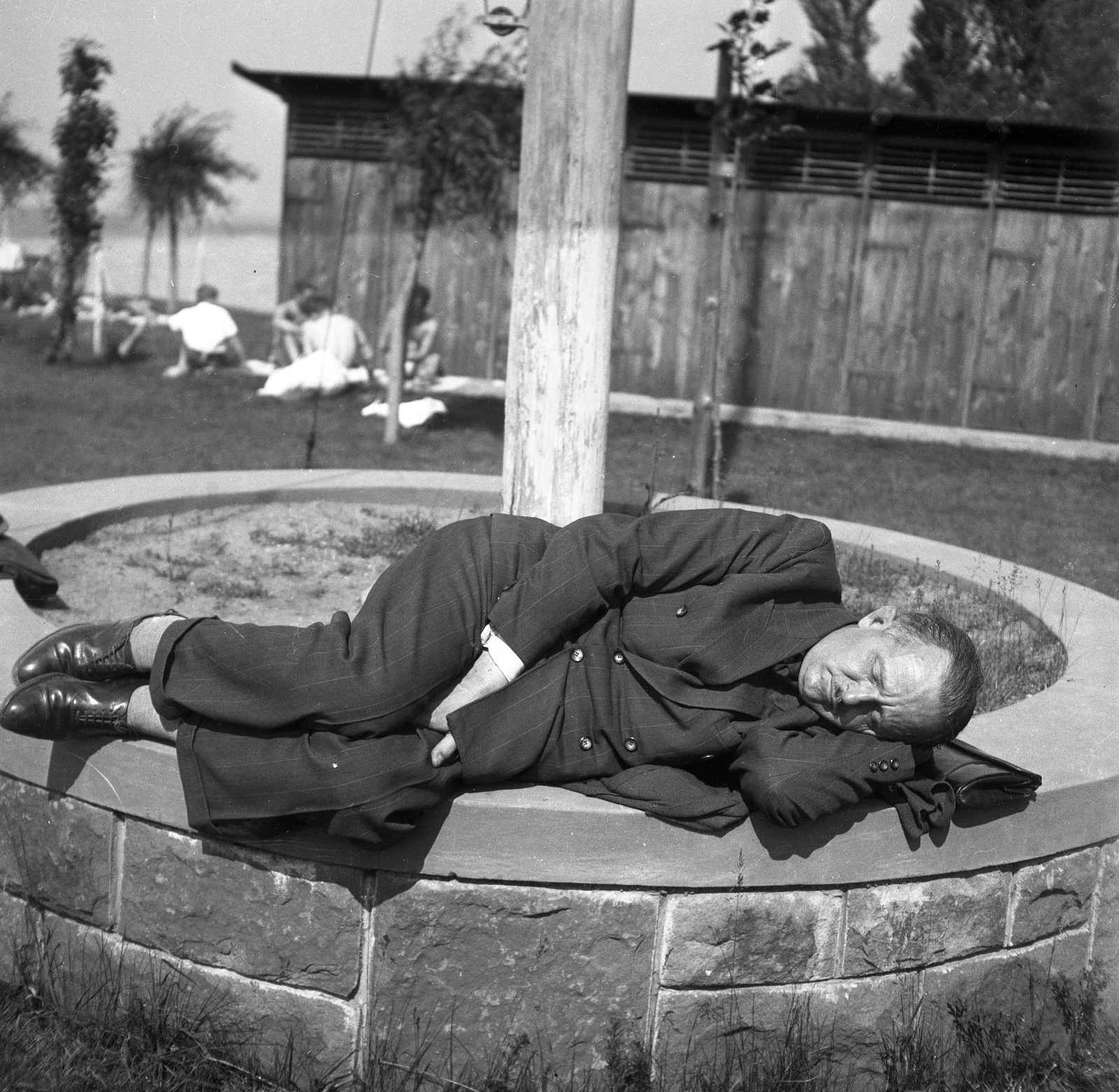 1940, Magyar Bálint, sleeping, Fortepan #55877