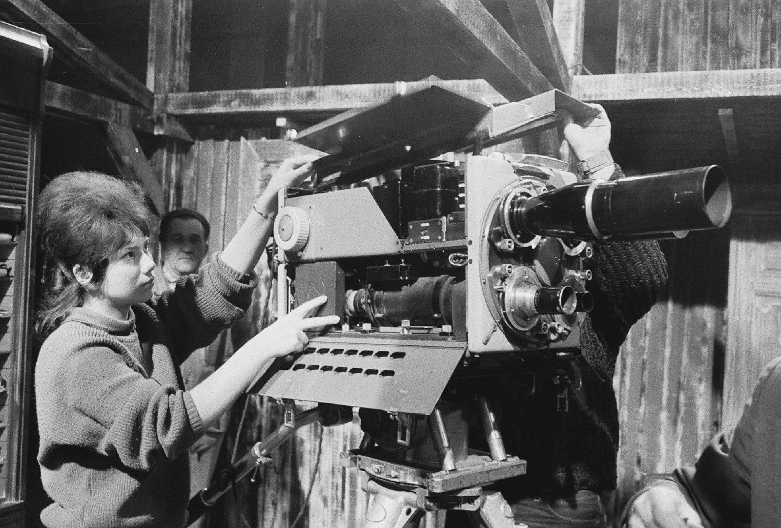 Hungary, Budapest V., MTV stúdió., 1967, Rádió és Televízió Újság, Hungarian TV, television camera, Budapest, Fortepan #56524