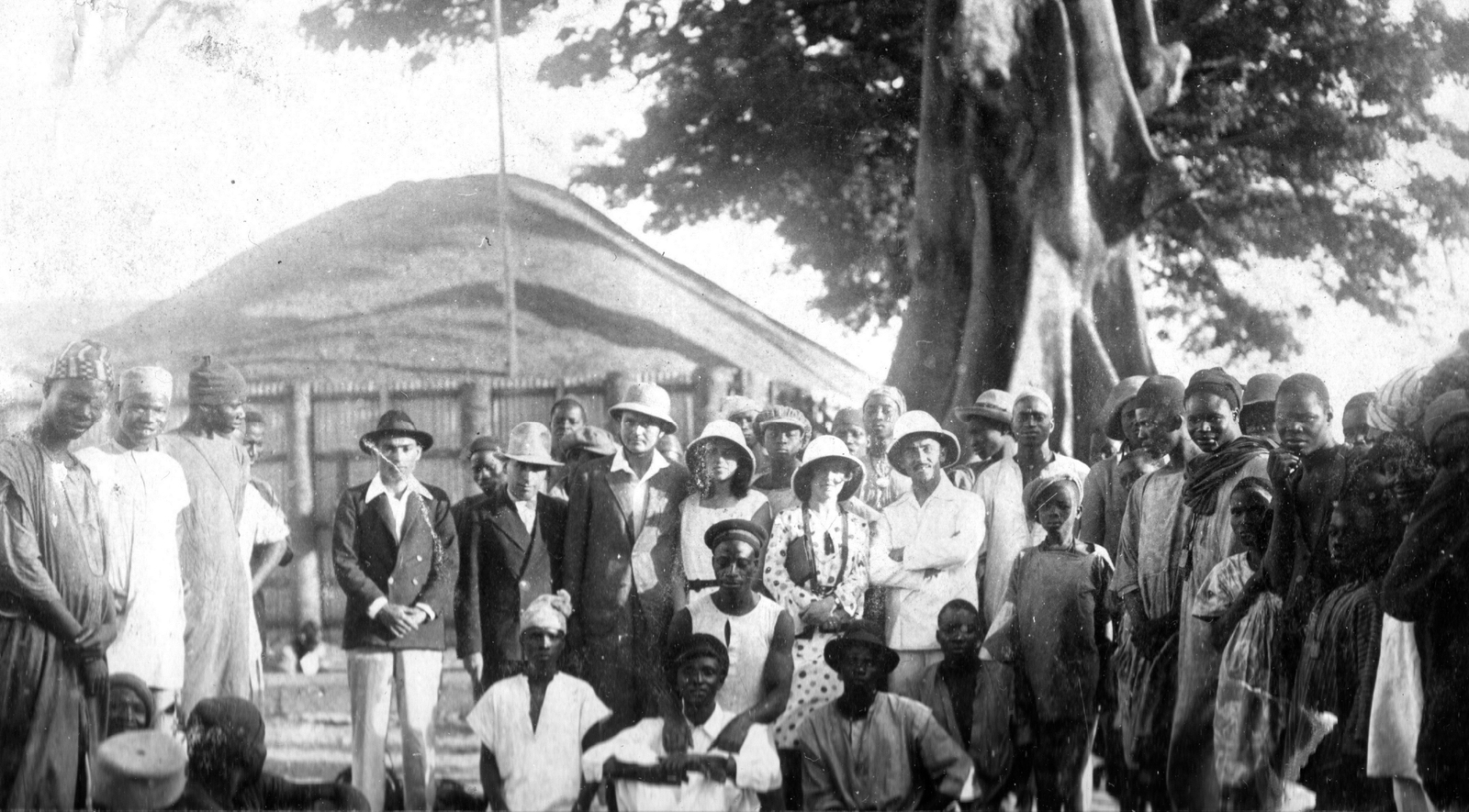 Senegal, , 1934, Balassa Péter, hat, tableau, african-american, African Native Tribes, Fortepan #56630