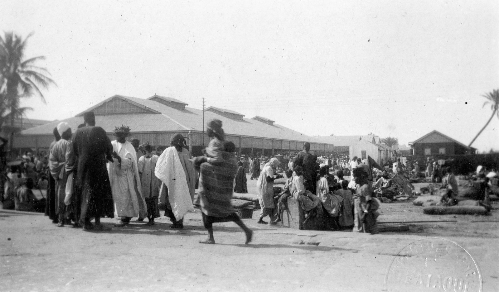 Senegal, Saint-Louis, Guet Ndar, piac., 1934, Balassa Péter, african-american, African Native Tribes, Fortepan #56684