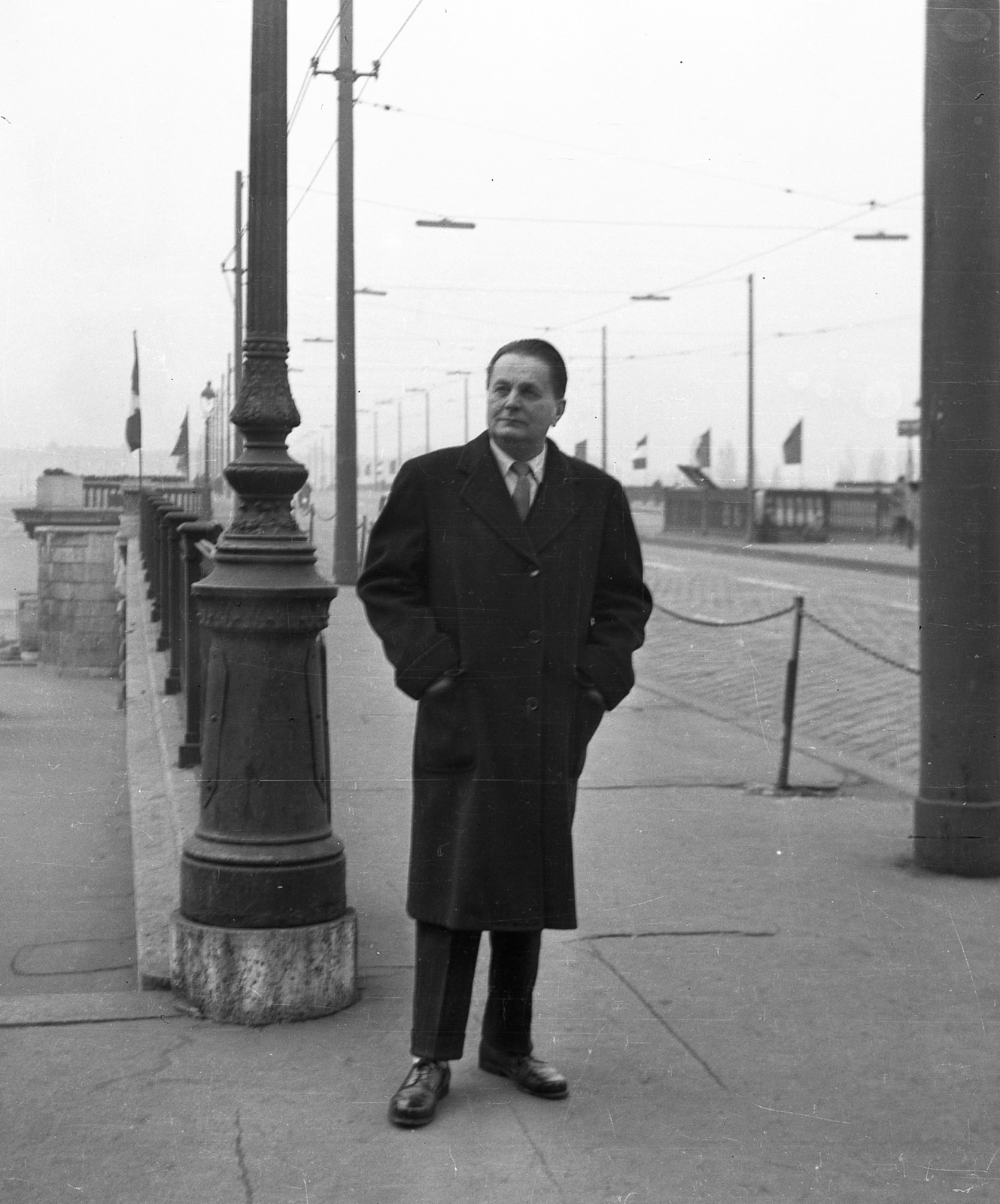 Hungary, Budapest II., Margit híd budai hídfő., 1965, Karabélyos Péter, Budapest, Fortepan #57226