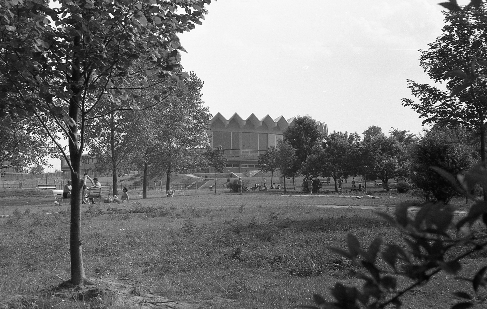 Hungary, Zalakaros, termálfürdő., 1975, Karabélyos Péter, thermal bath, Fortepan #57262