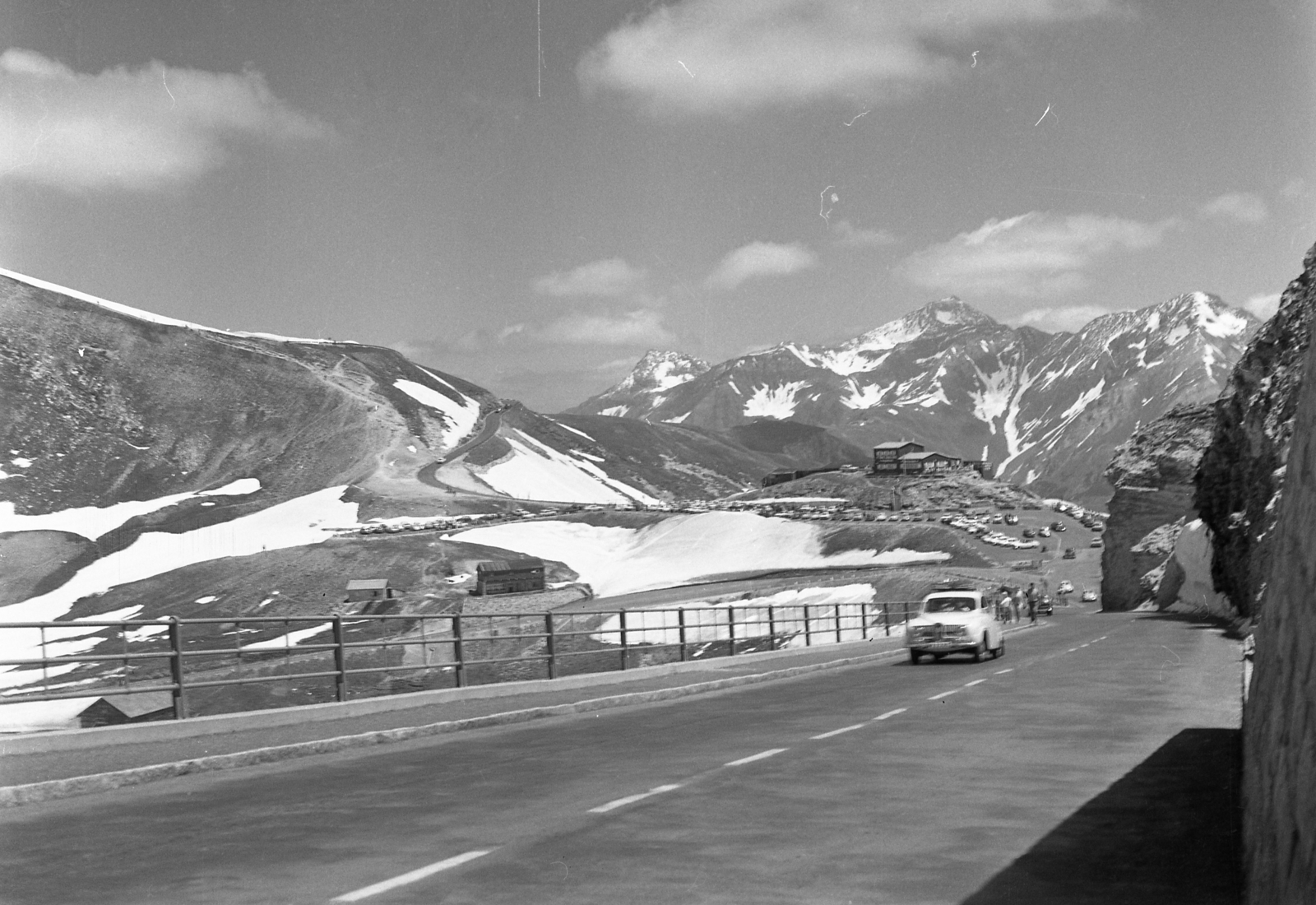 Austria, Grossglockner Hochalpenstrasse, panoráma észak felé., 1968, Karabélyos Péter, Fortepan #57276