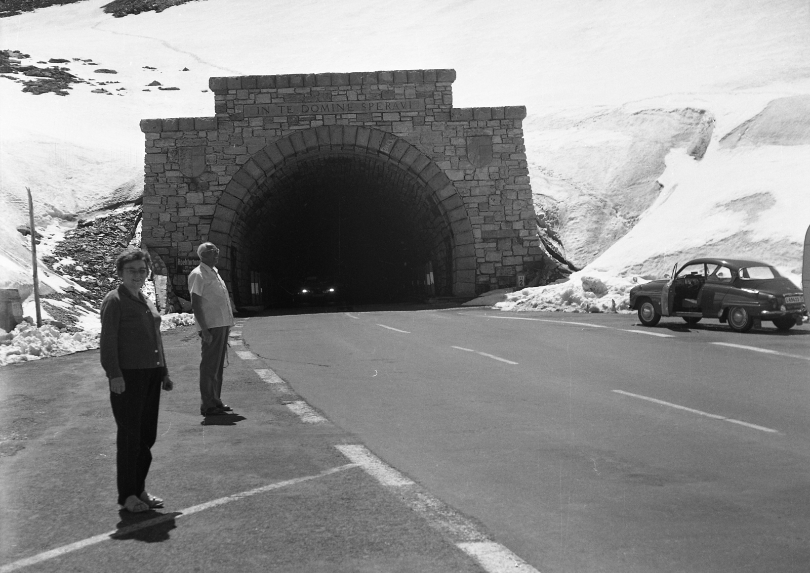 Austria, Grossglockner-Hochalpenstrasse, Hochtor Tunnel., 1968, Karabélyos Péter, Fortepan #57279