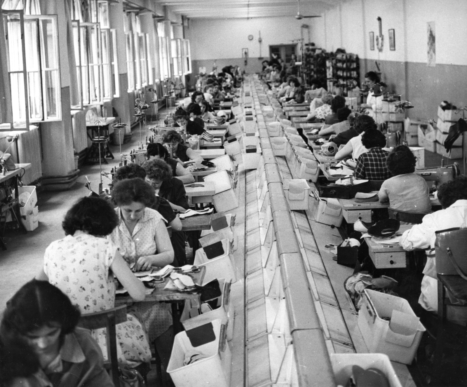 1964, Fortepan, factory, sewing, factory work, Fortepan #57620