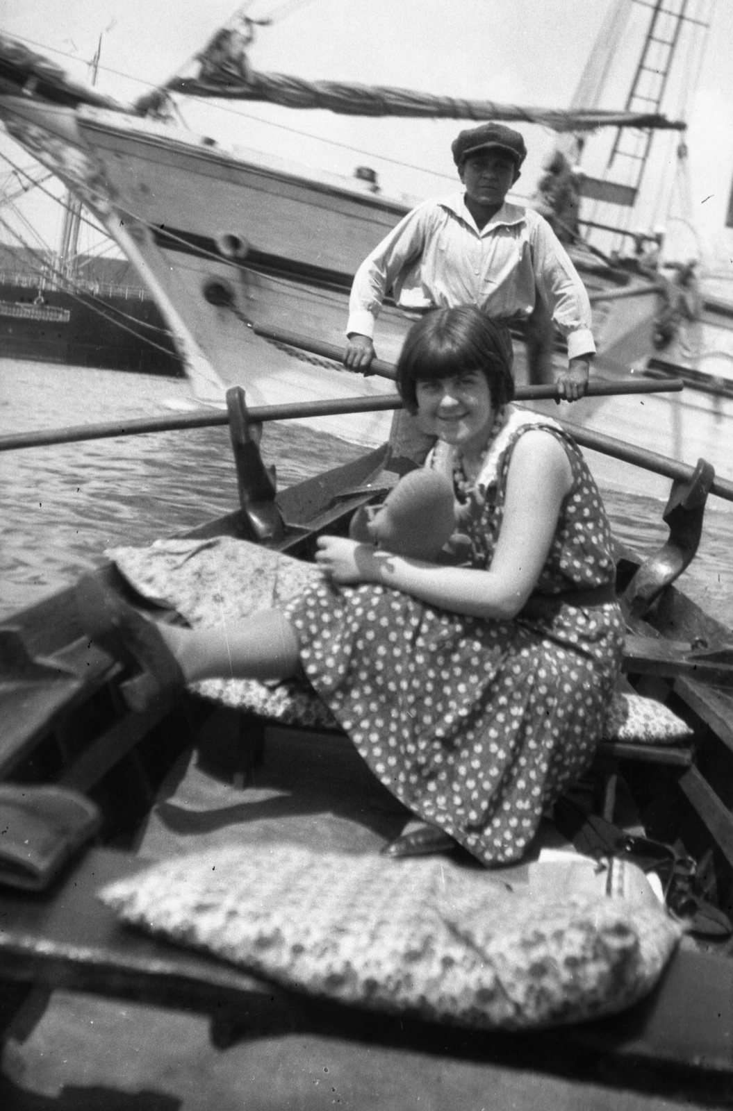 1933, Teodoro Wolf-Ferrari, sailboat, rowing boat, Fortepan #57669