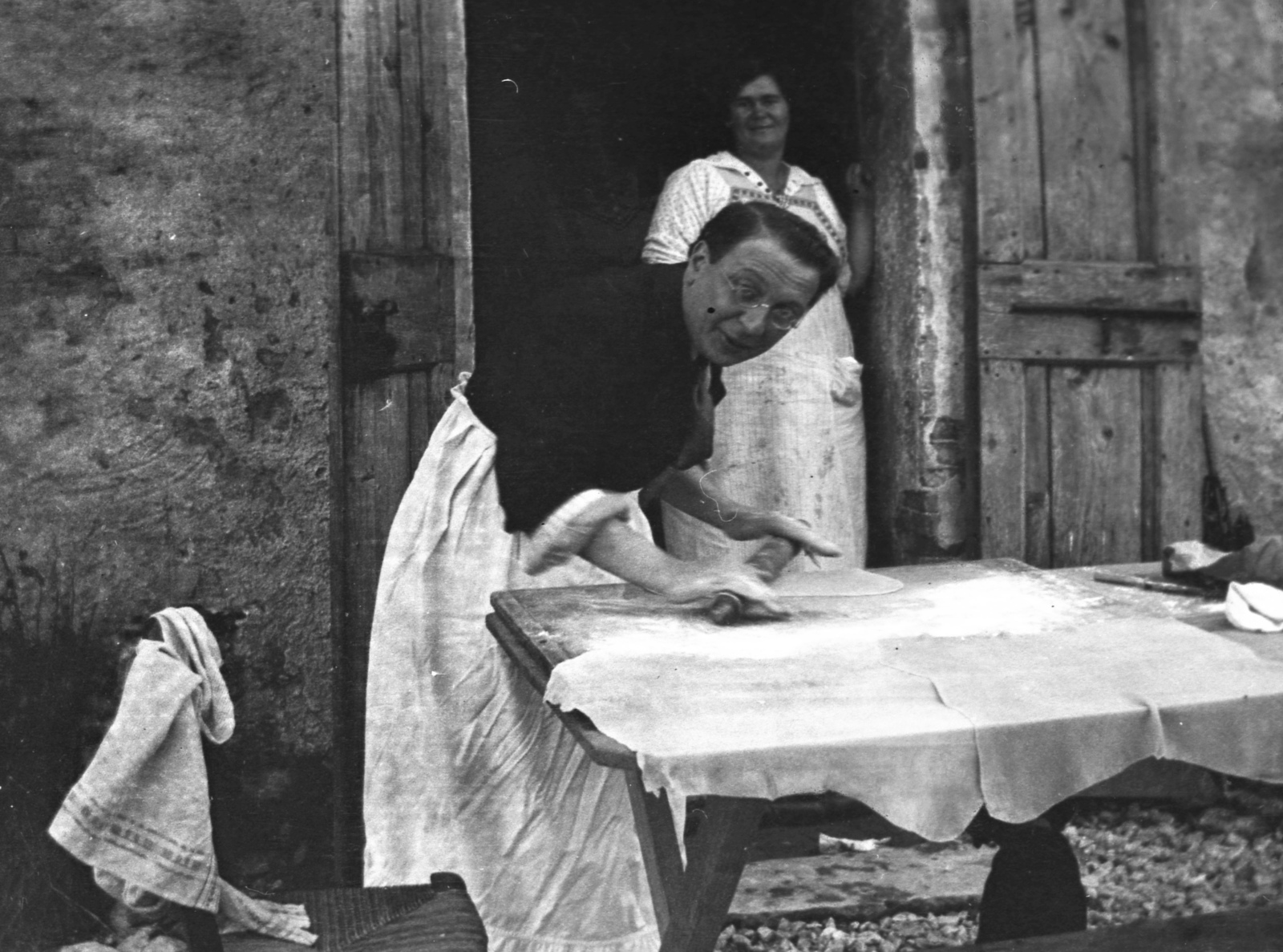 1930, Teodoro Wolf-Ferrari, work, woman, cooking, pastry, Fortepan #57677