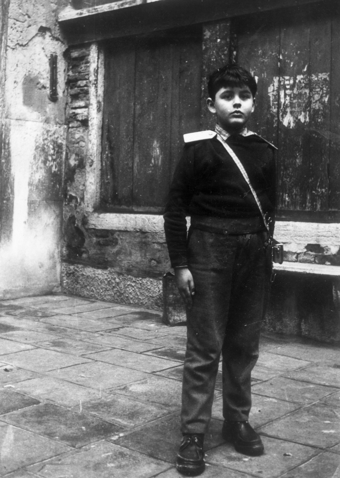 1960, Roberto Urban, portrait, boy, conductor, Fortepan #57746