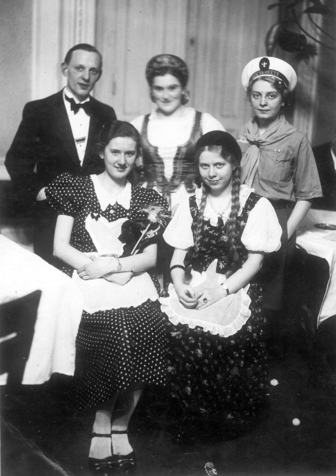 1930, Kerekes Jenő, tableau, costume, Fortepan #57930