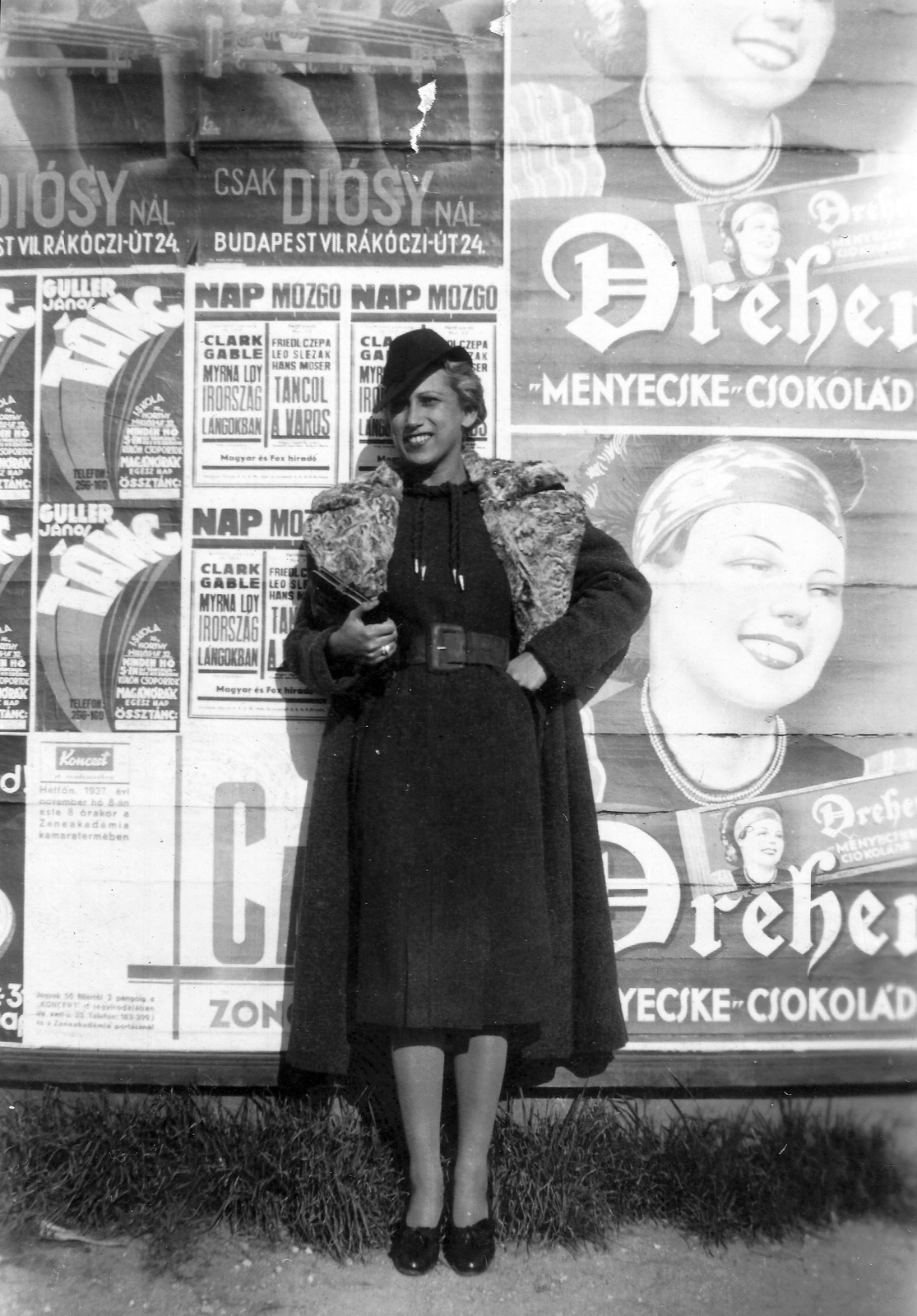 Hungary, Budapest, 1937, Székely Márton, ad, fashion, poster, Dreher-brand, dance, chocolate, Fortepan #58296