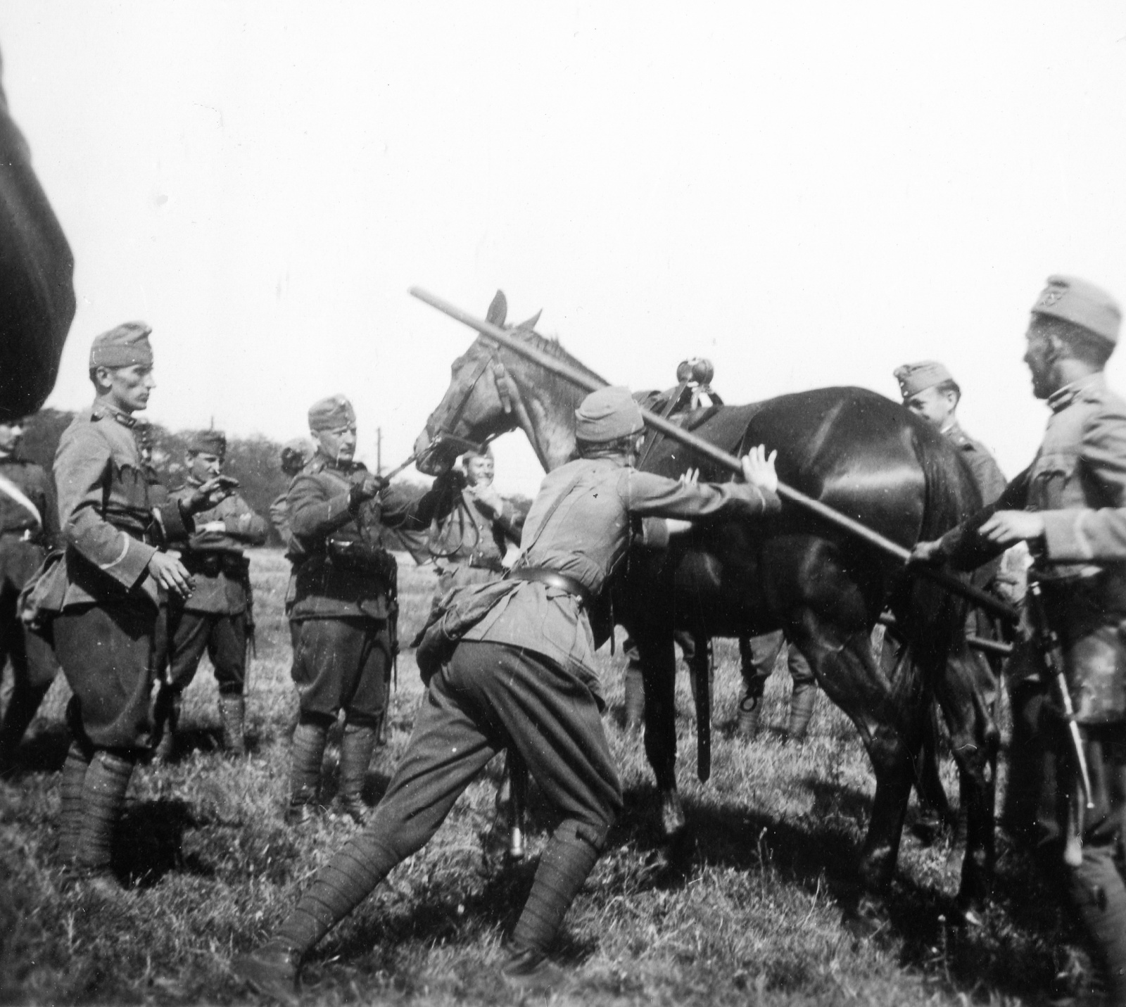 1938, Orosz Heléna, horse, soldier, chevron, Fortepan #58627