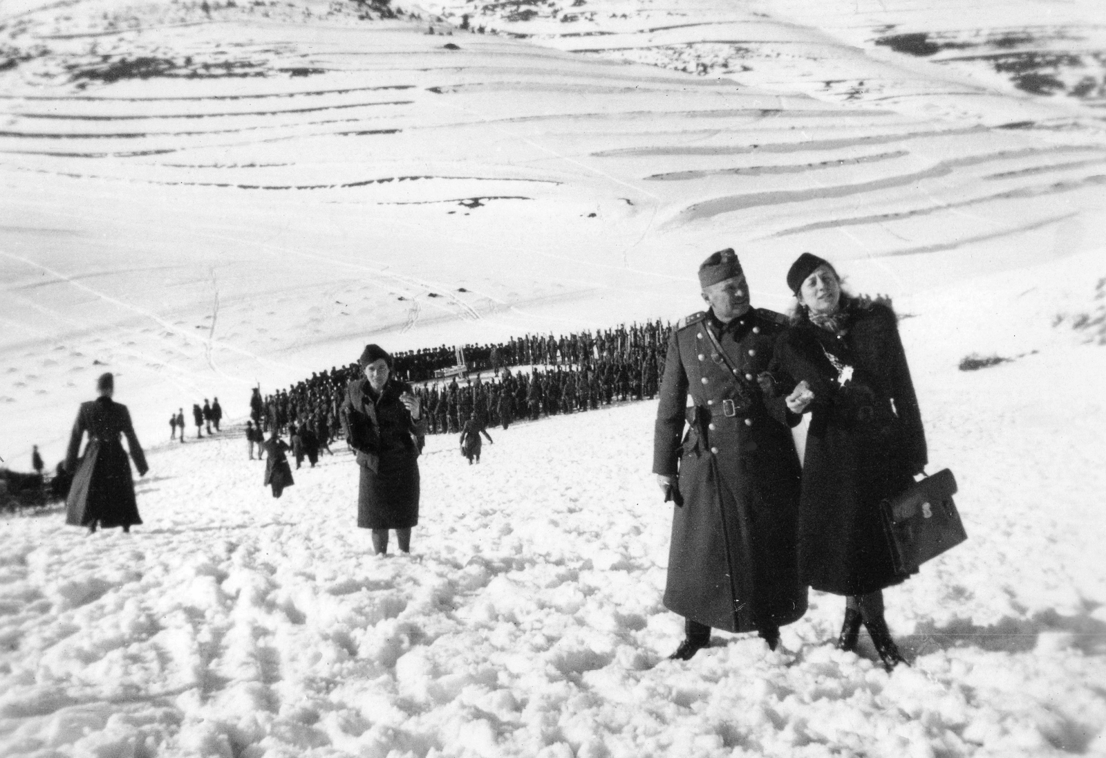 1941, Orosz Heléna, winter, women, soldier, eastern front, Fortepan #58653