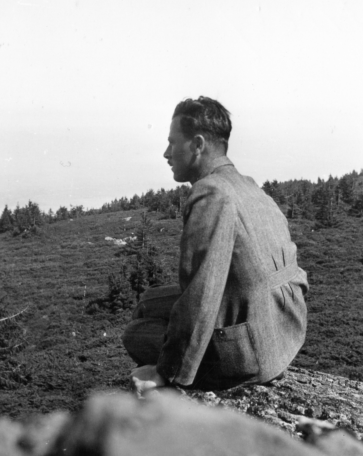 1941, Orosz Heléna, portrait, man, Fortepan #58673