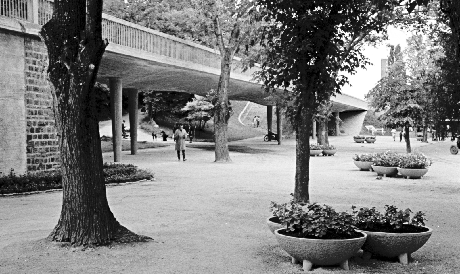 Magyarország,Balaton, Tihany, közúti híd a hajóállomás közelében., 1963, Herbály István, Fortepan #58862