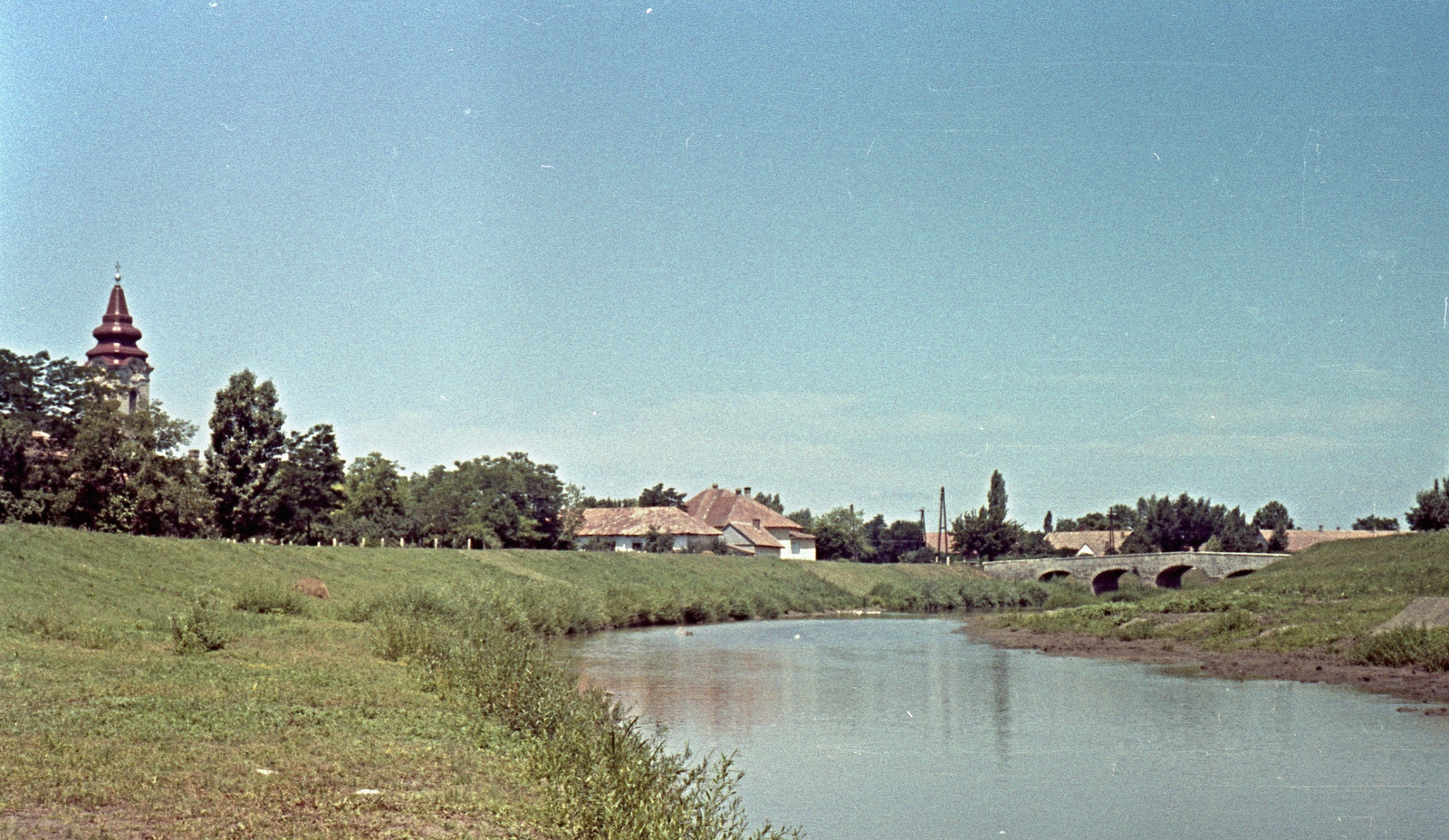 Magyarország, Jászdózsa, Holt-Tarna part., 1963, Herbály István, színes, Fortepan #58892